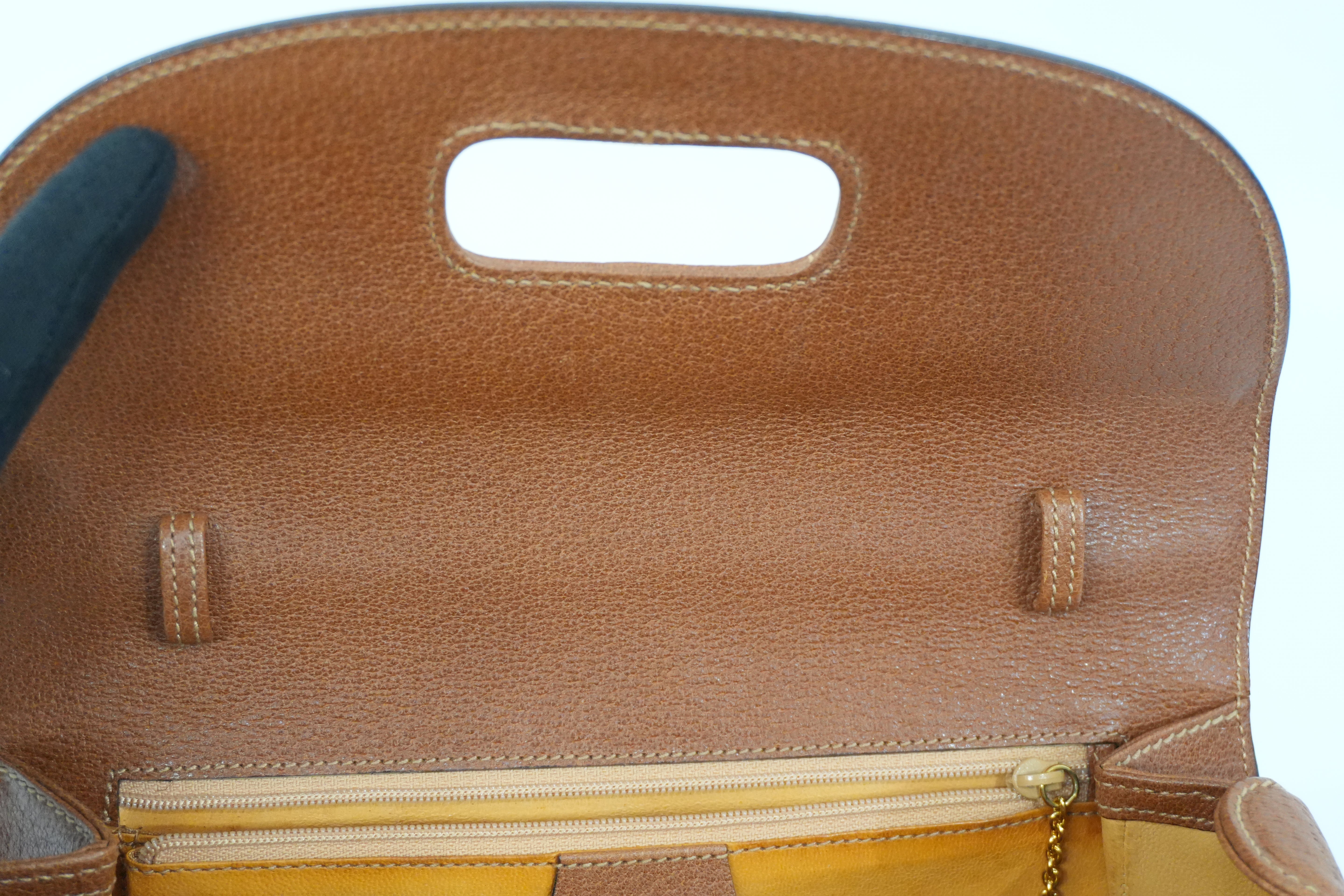 Pre-Owned Gucci Bamboo Handbag Brown