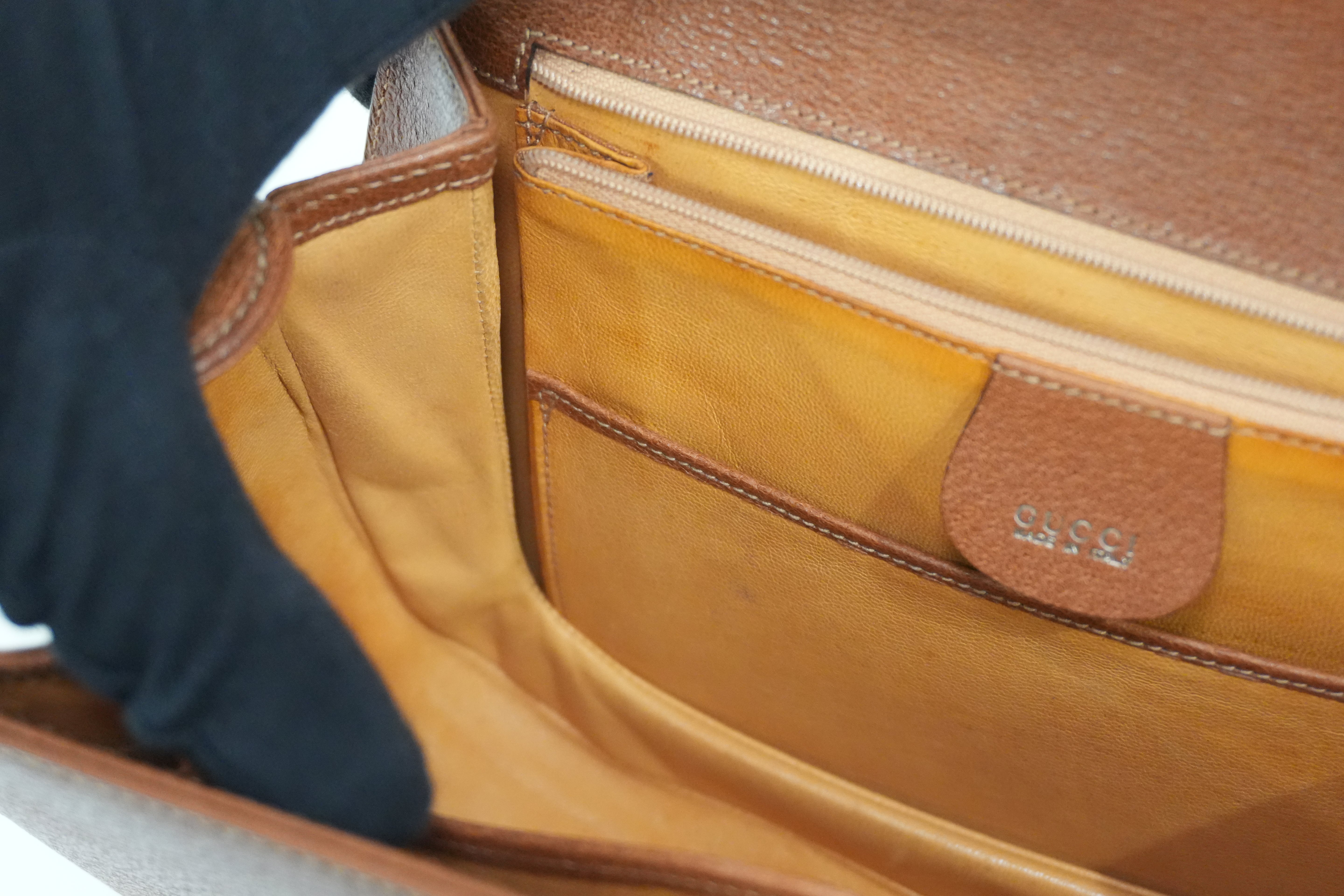 Pre-Owned Gucci Bamboo Handbag Brown