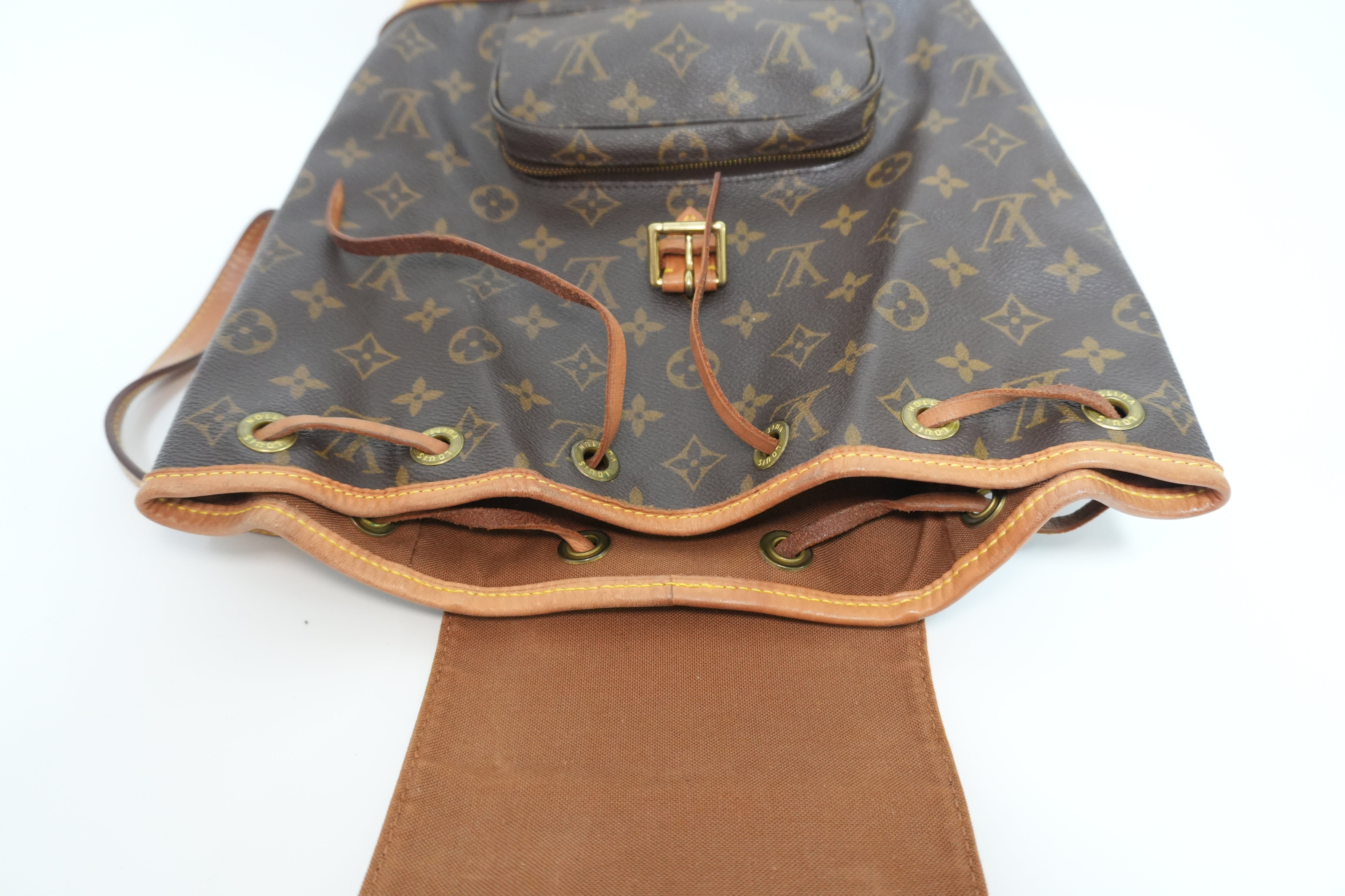 Louis Vuitton Montsouris MM Backpack Used