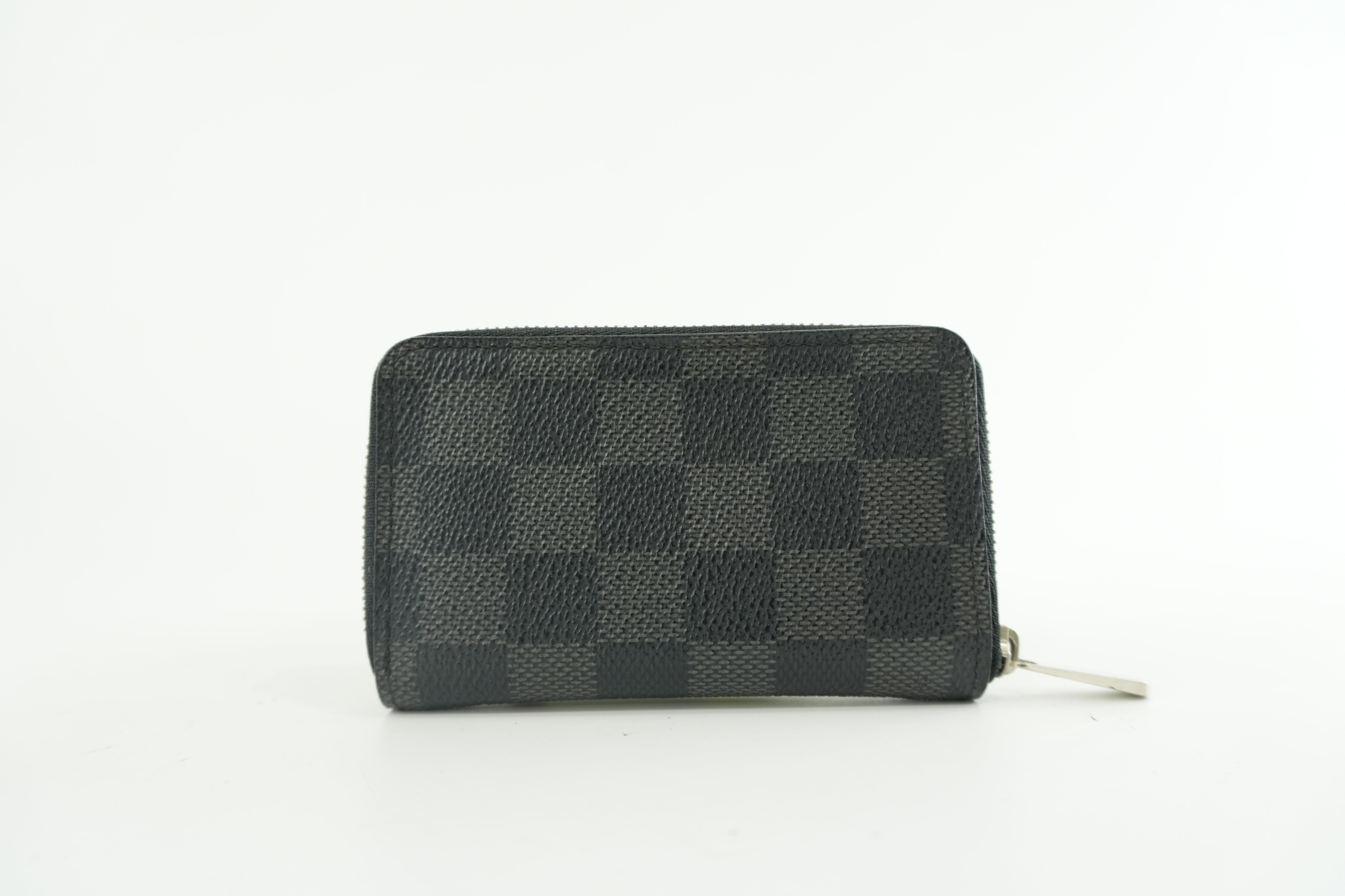 Pre-owned Louis Vuitton Damier Graphite Card Case