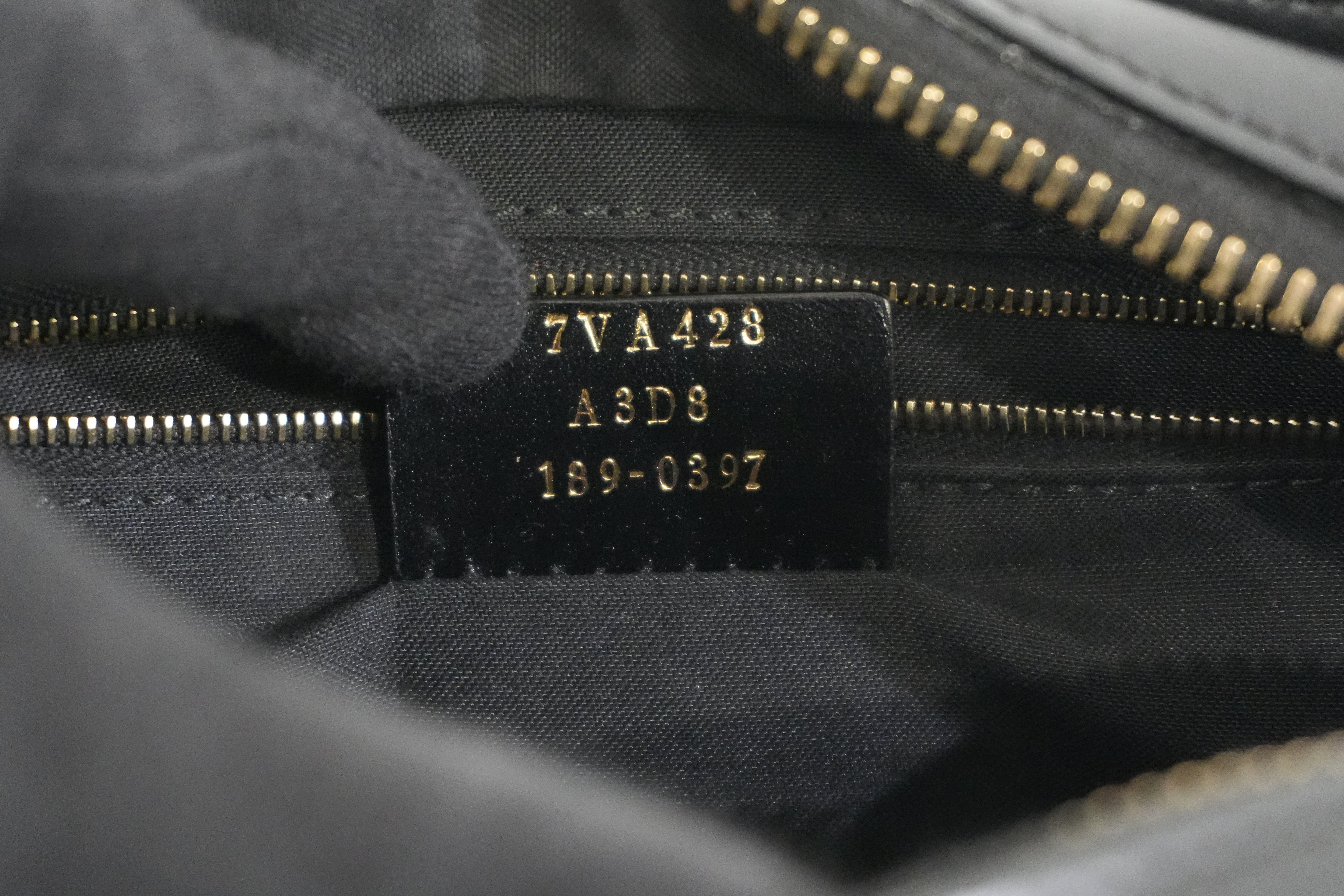 Pre-Owned Fendi Monster Eyes Camera Crossbody Bag Black