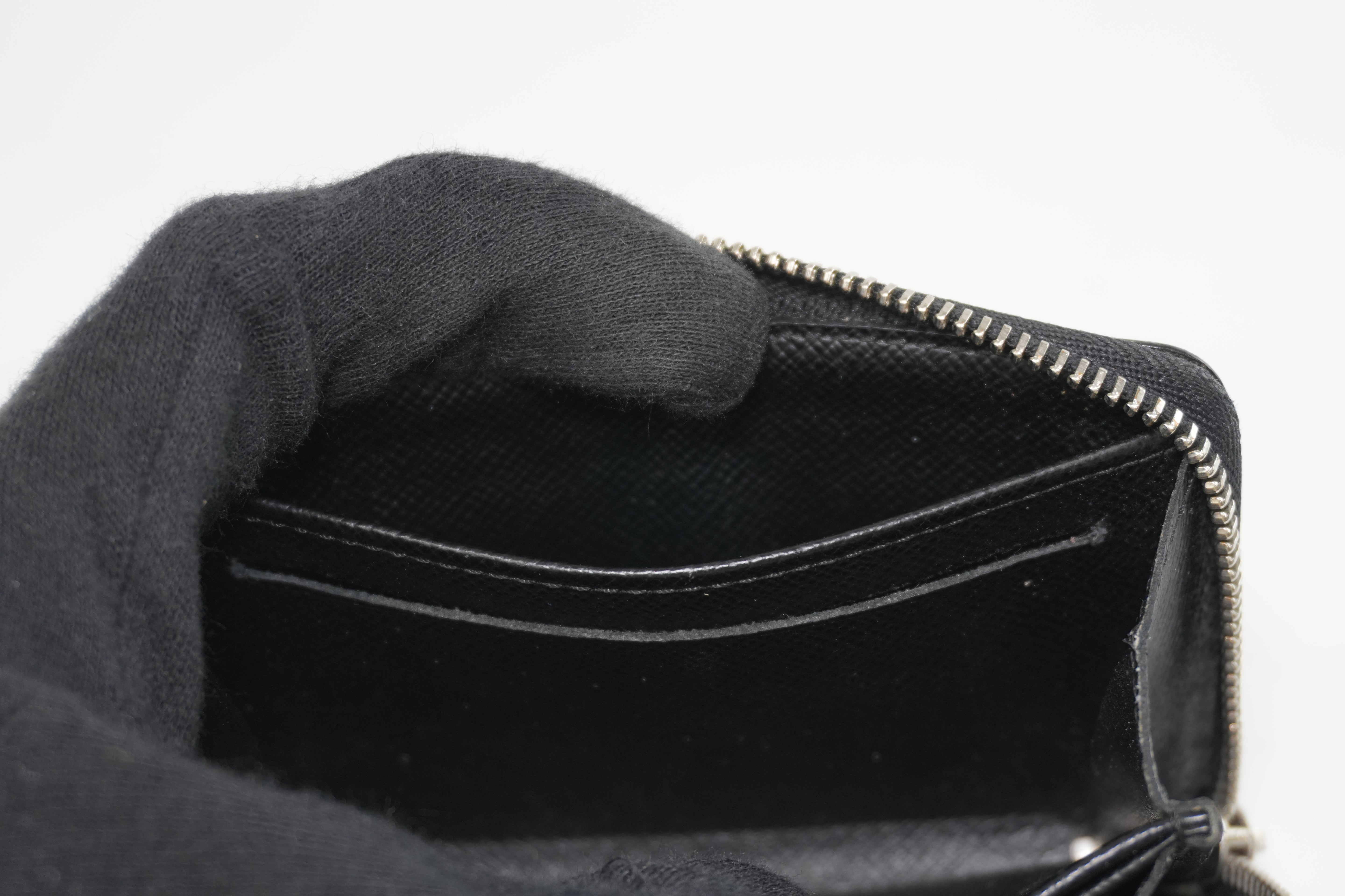 Pre-owned Louis Vuitton Damier Graphite Card Case