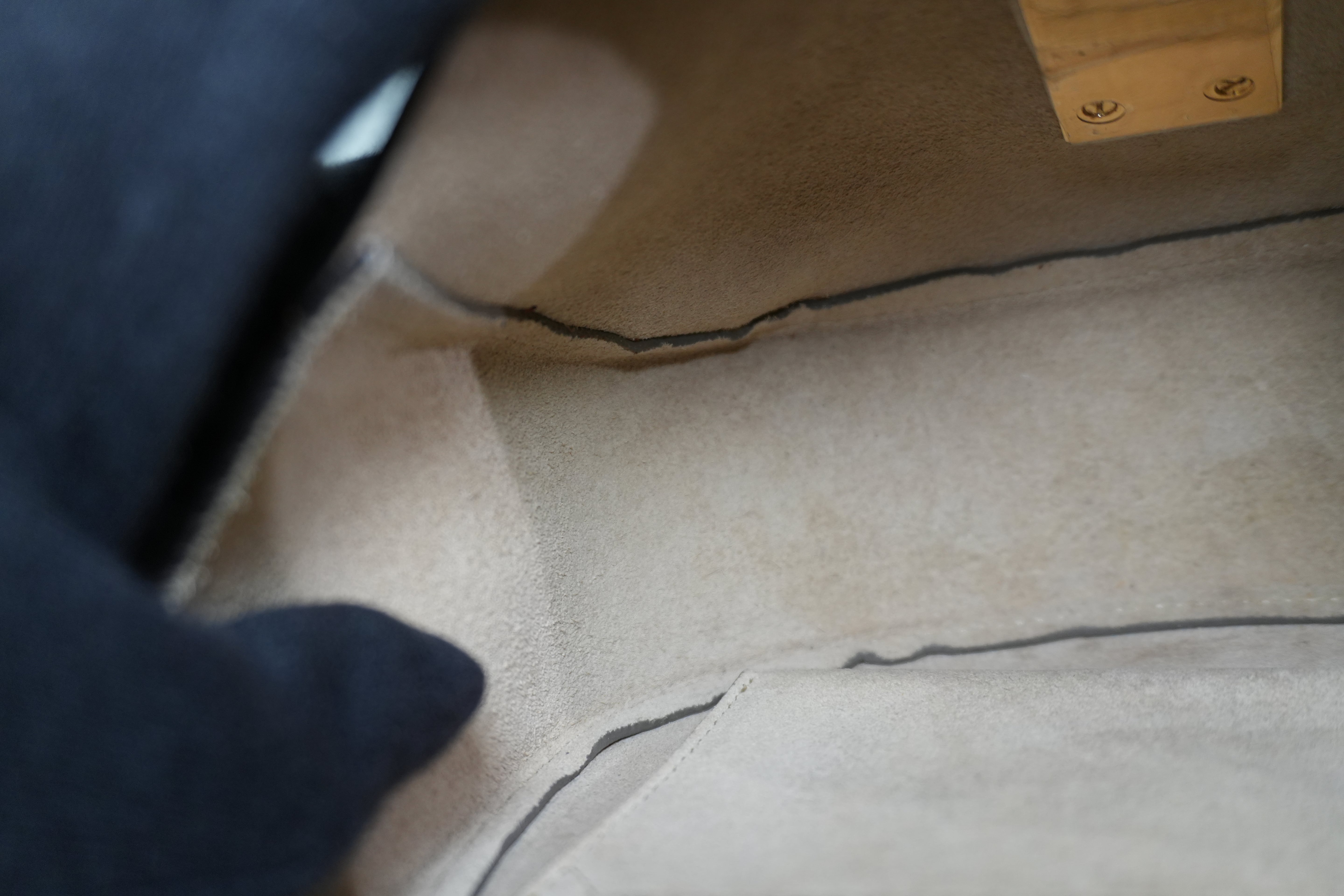 Pre-owned Chloe Suede Leather Drew Chain Shoulder Bag Mustard