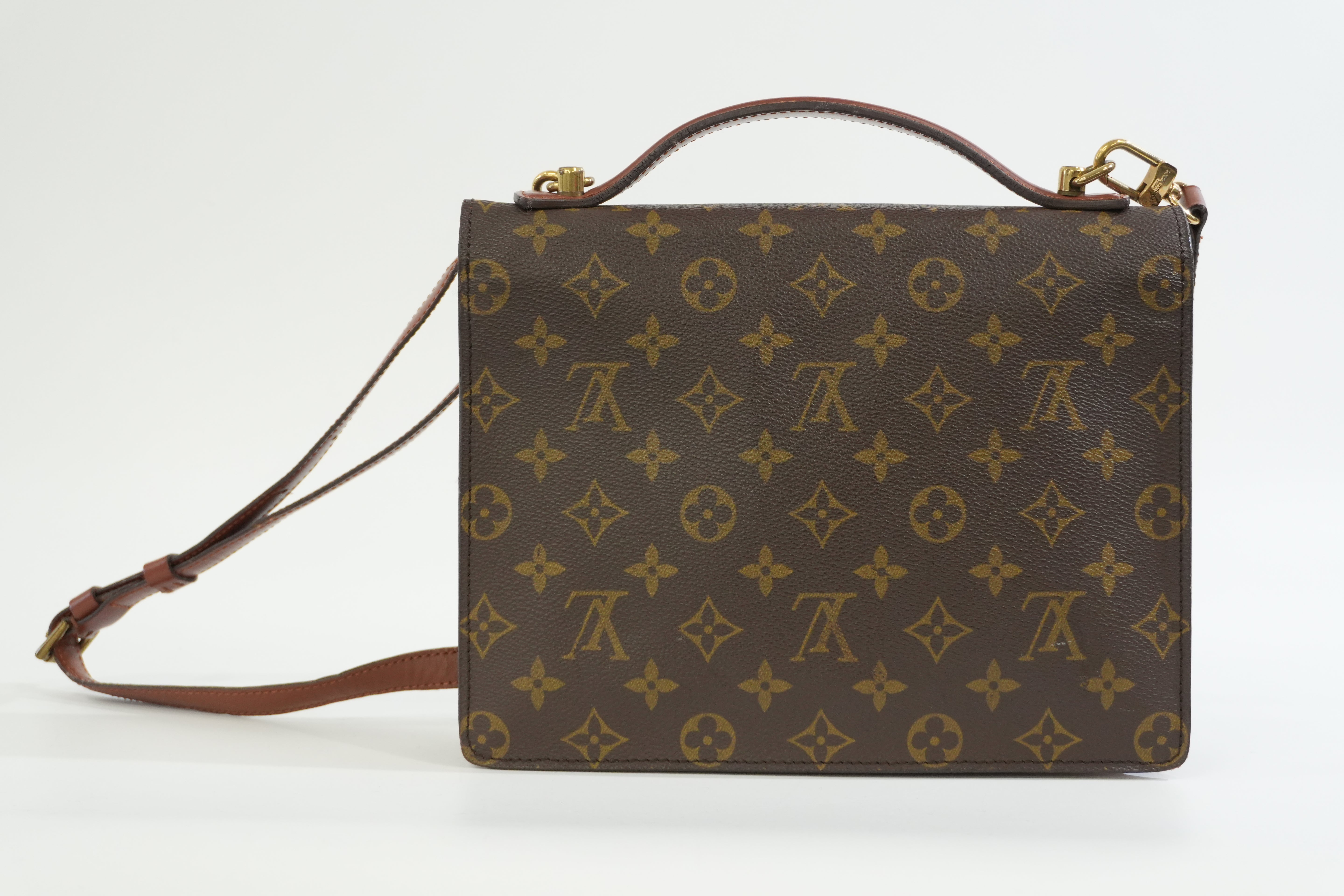 Pre-owned Louis Vuitton Monogram Monceau 26 Crossbody Bag