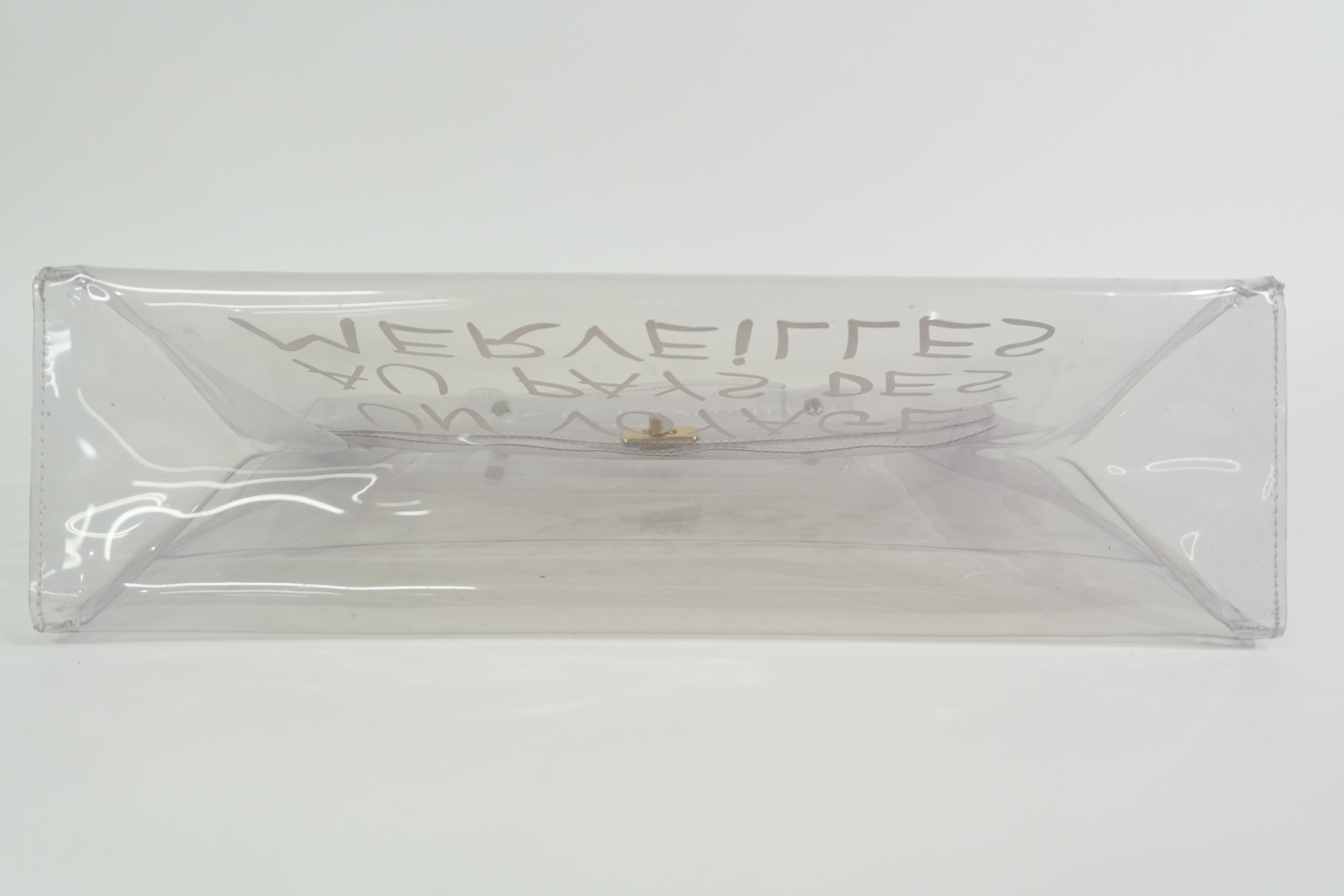 Pre-owned Hermes Kelly Transparent Handbag