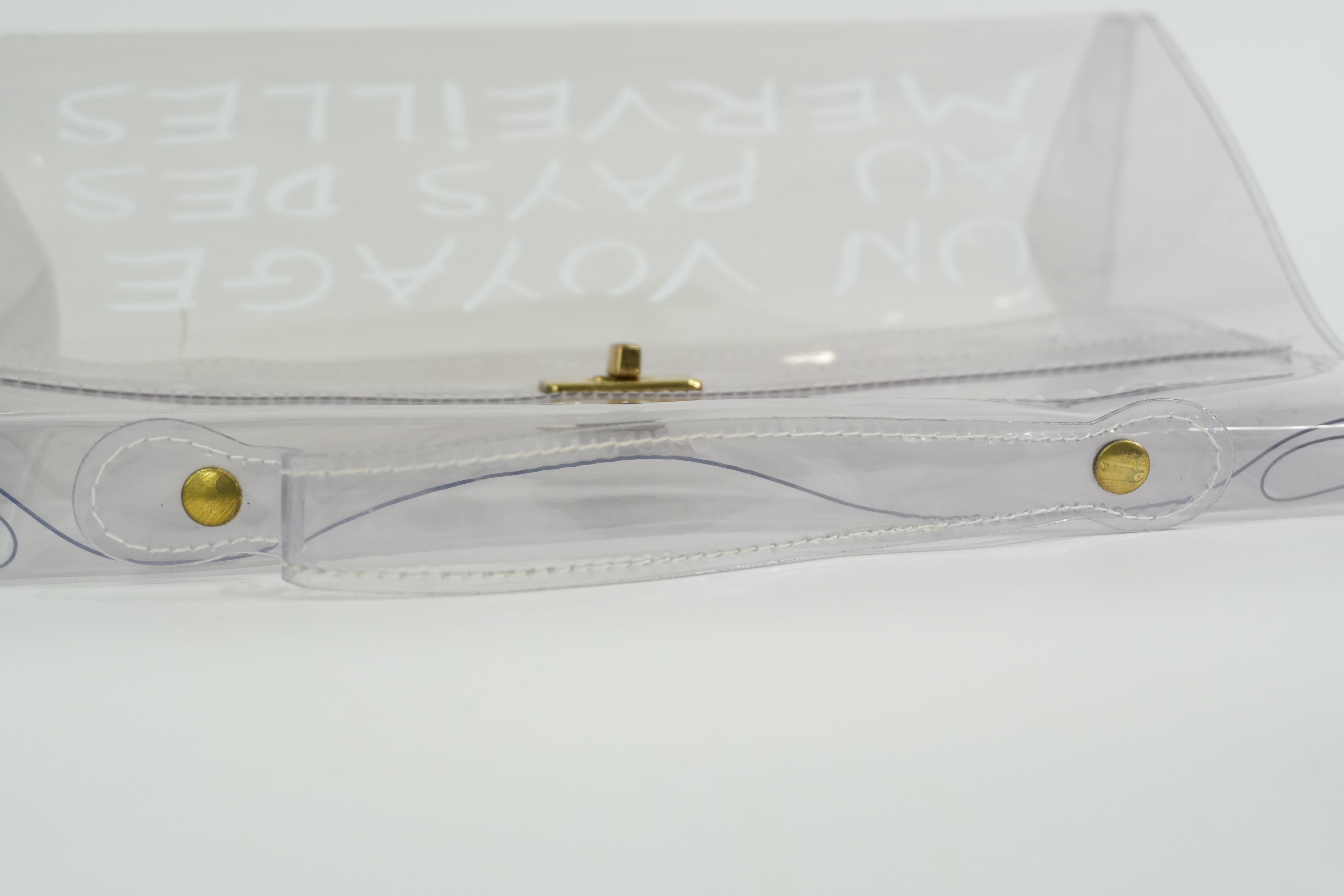 Pre-owned Hermes Kelly Transparent Handbag