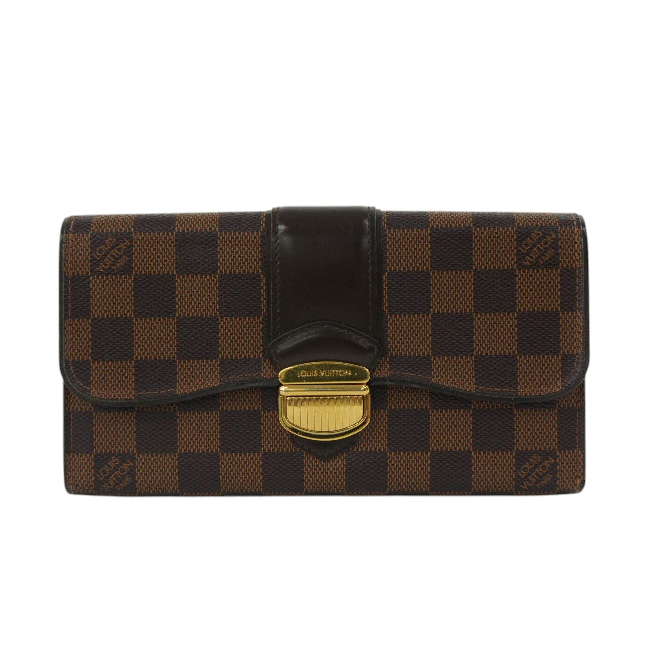 Louis Vuitton Damier Ebene Koala Long Wallet Used