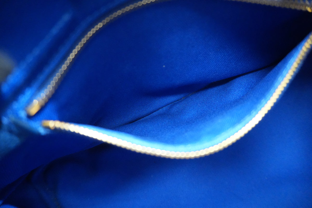 Pre-owned Prada Canapa Handbag Blue