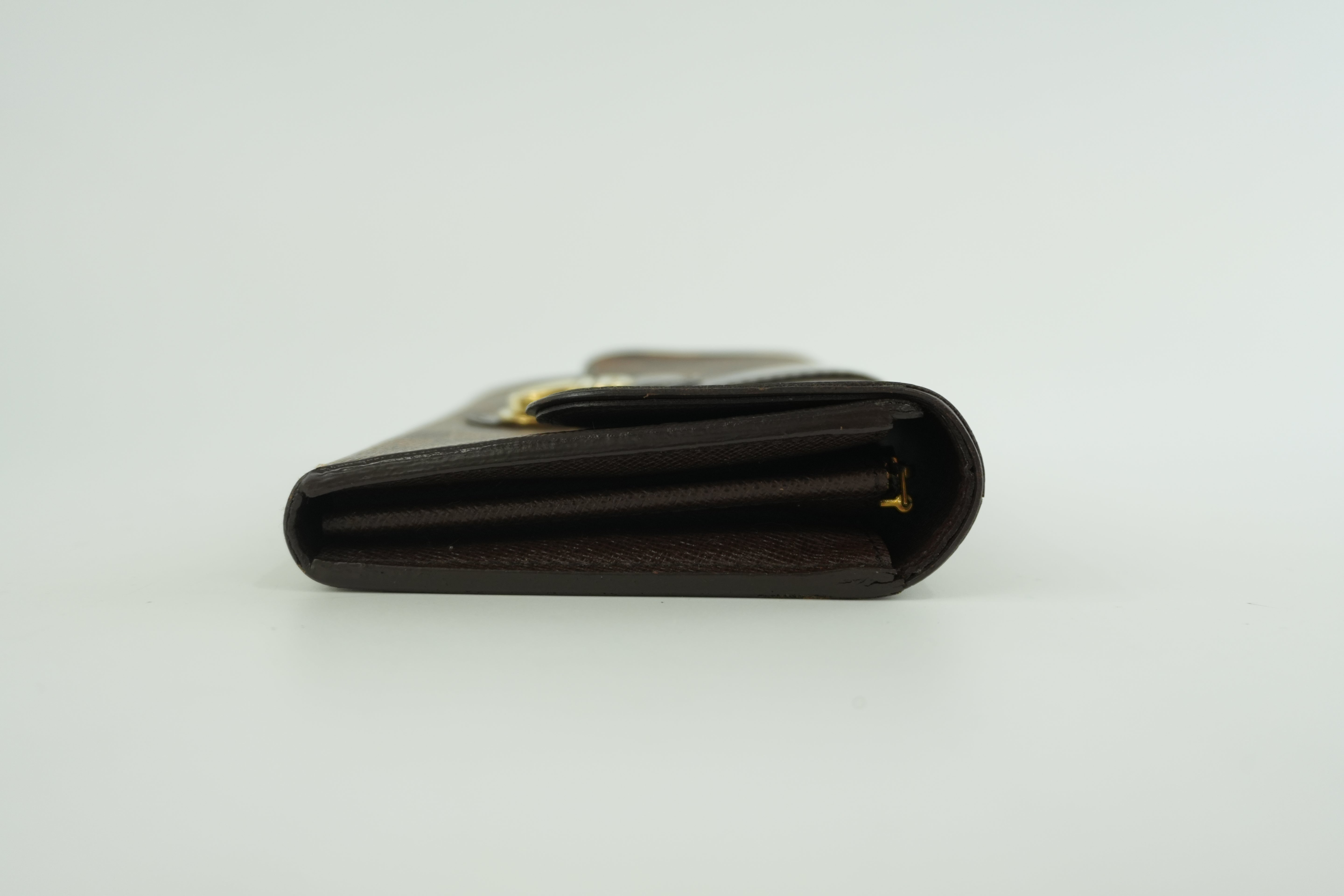 Louis Vuitton Damier Ebene Koala Long Wallet Used