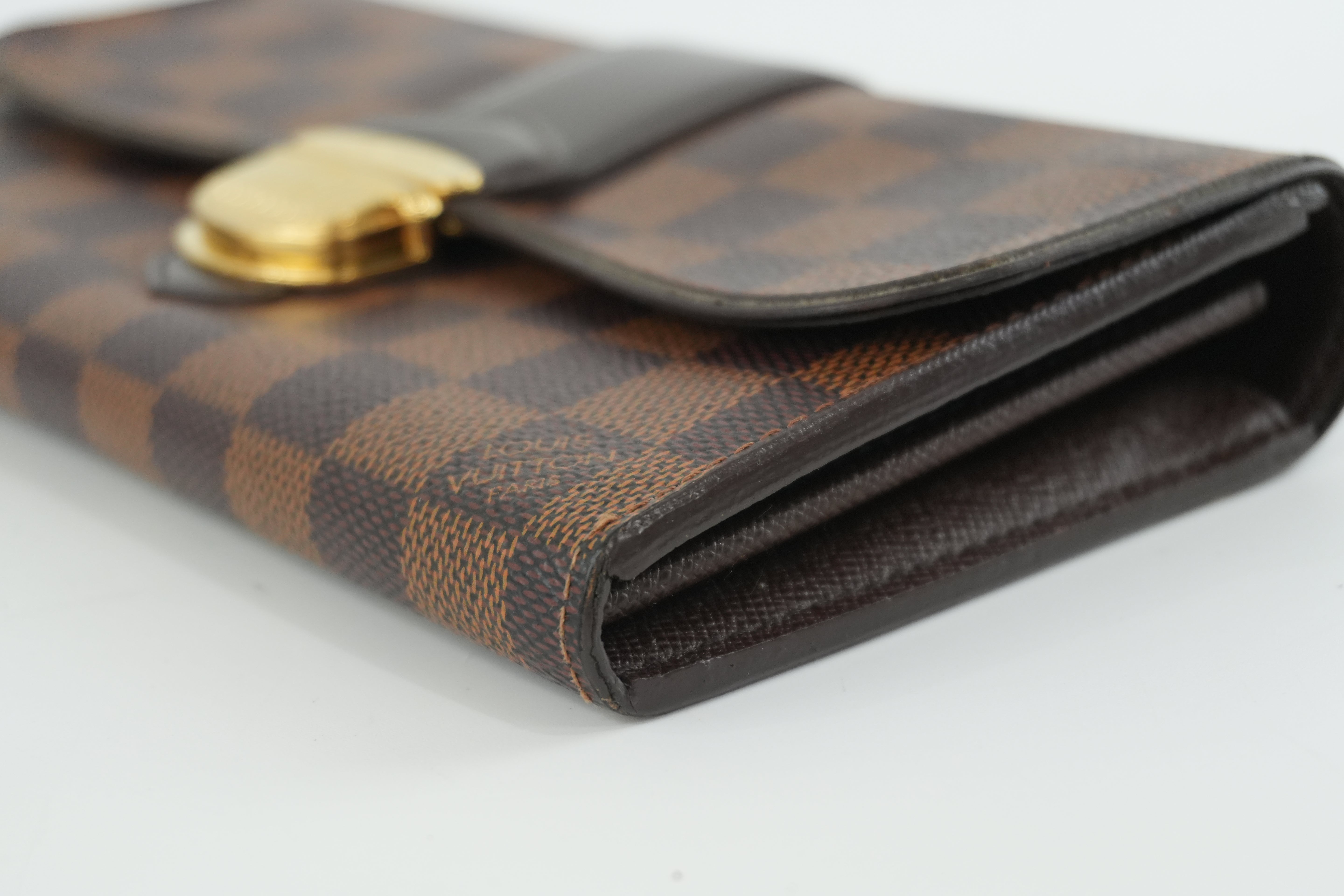 Louis Vuitton Damier Ebene Koala Long Wallet Used