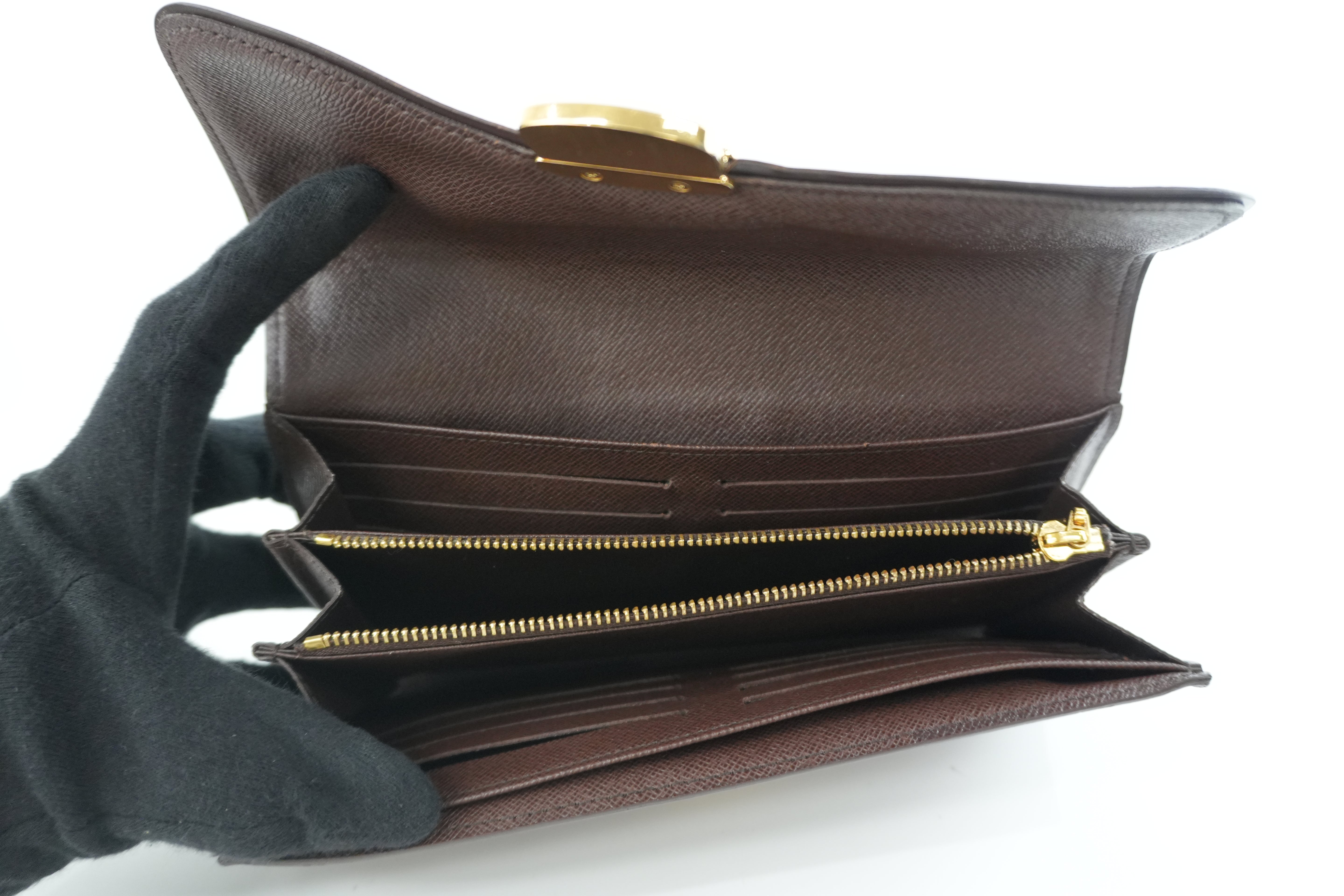 Louis Vuitton Damier Ebene Koala Long Wallet Used