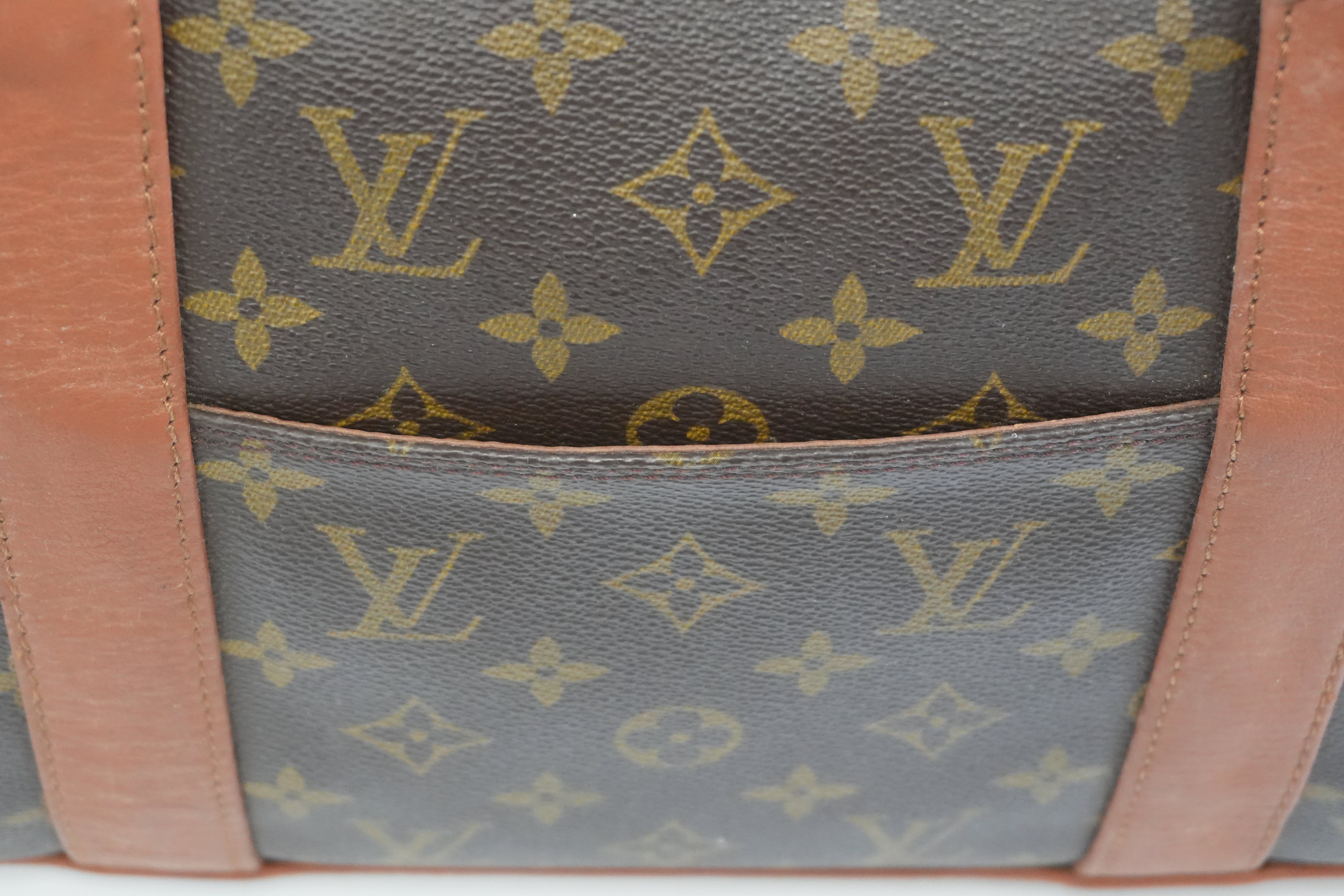 Pre-owned Louis Vuitton Monogram Vintage Weekender Tote Bag