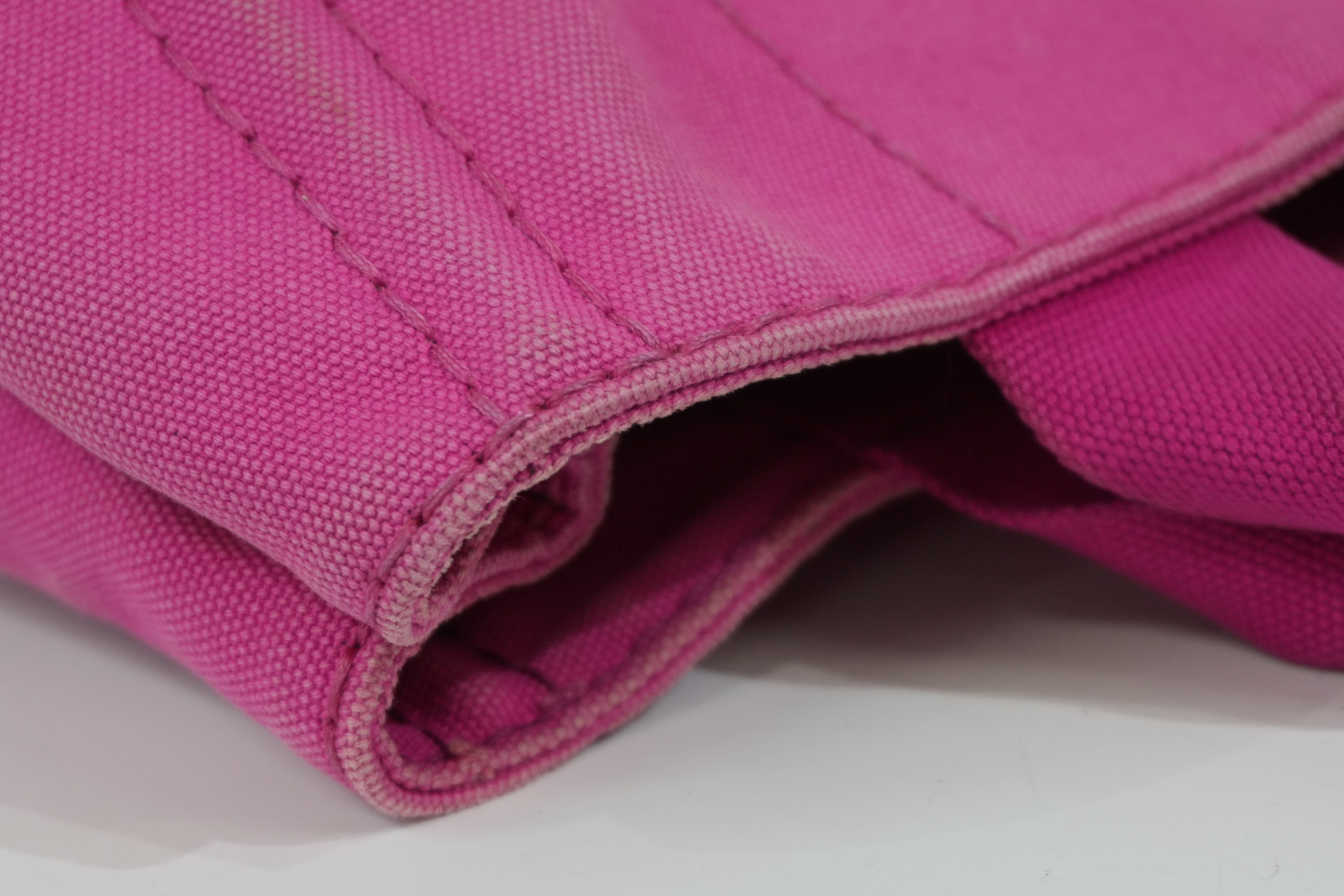 Pre-Owned Prada Canapa Handbag Pink