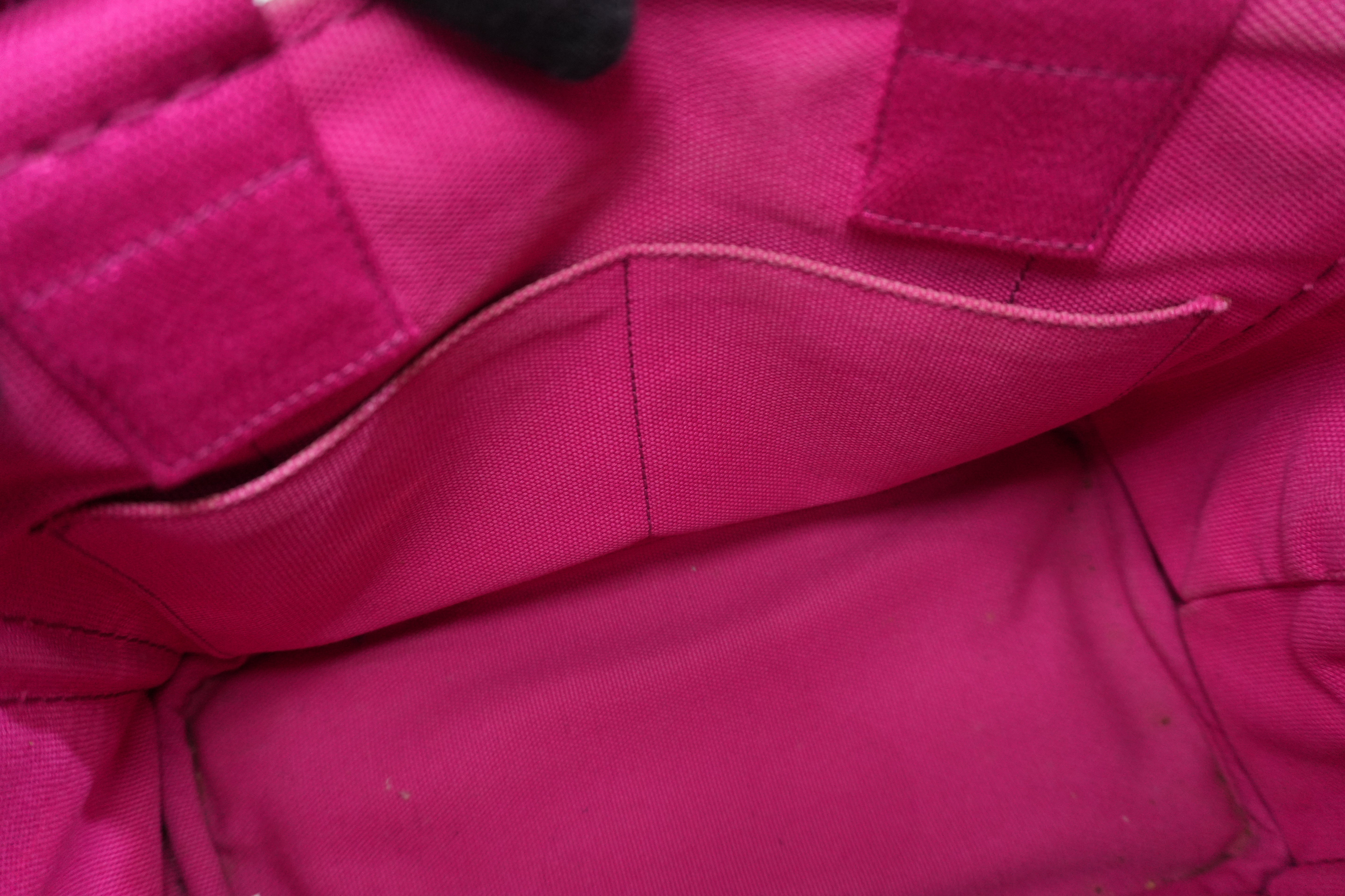 Pre-Owned Prada Canapa Handbag Pink