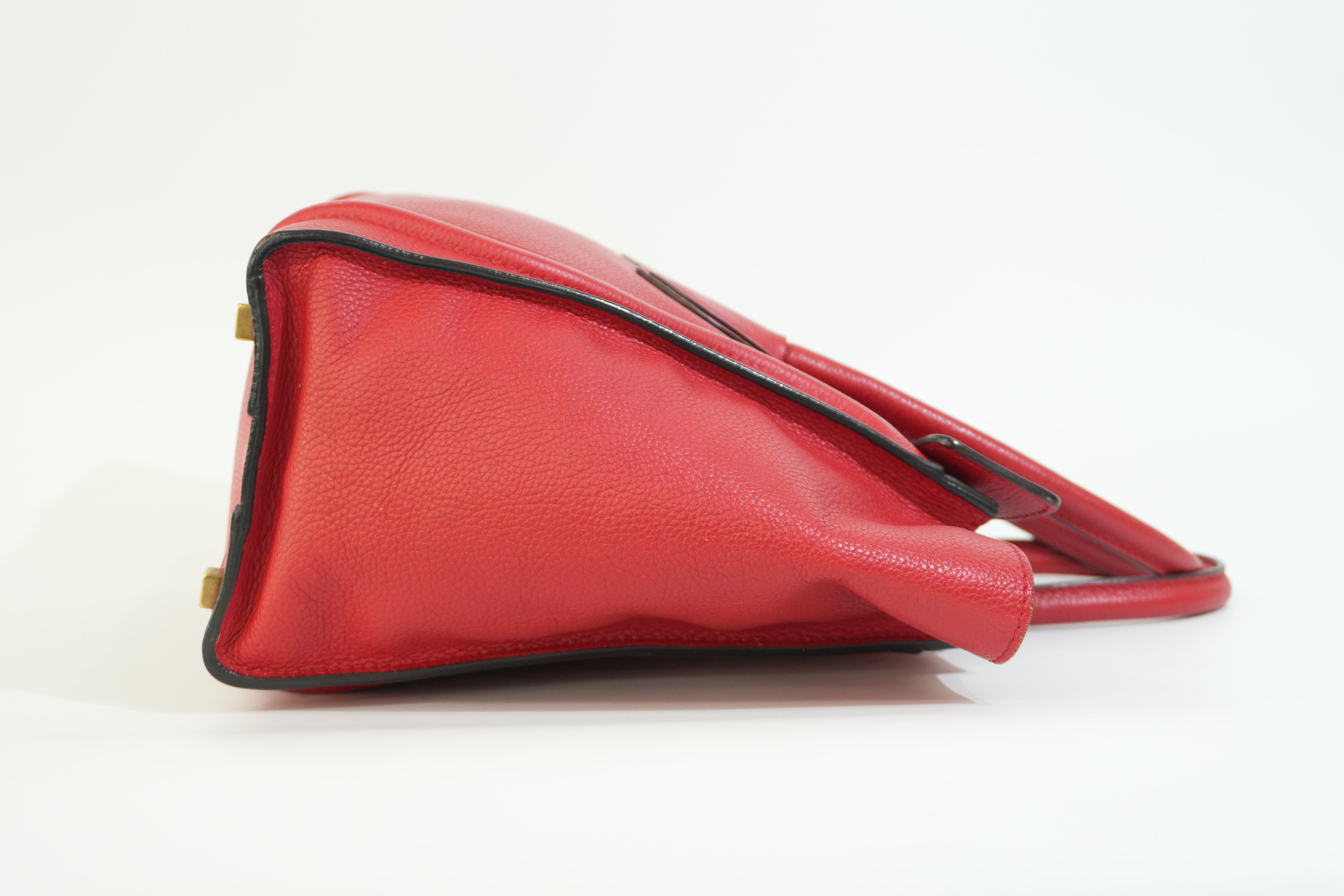 Pre-owned Celine Luggage Handbag Red