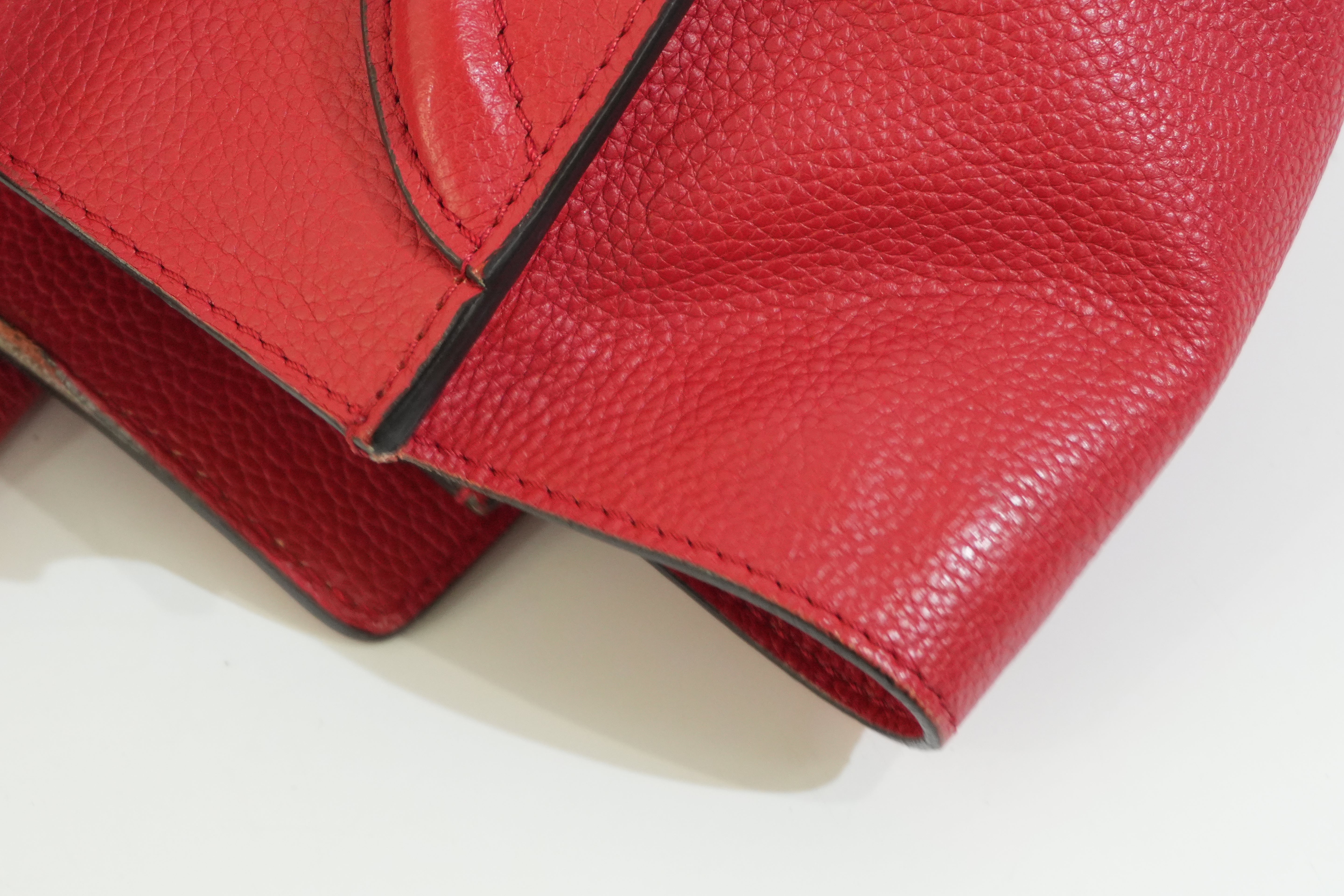 Pre-owned Celine Luggage Handbag Red