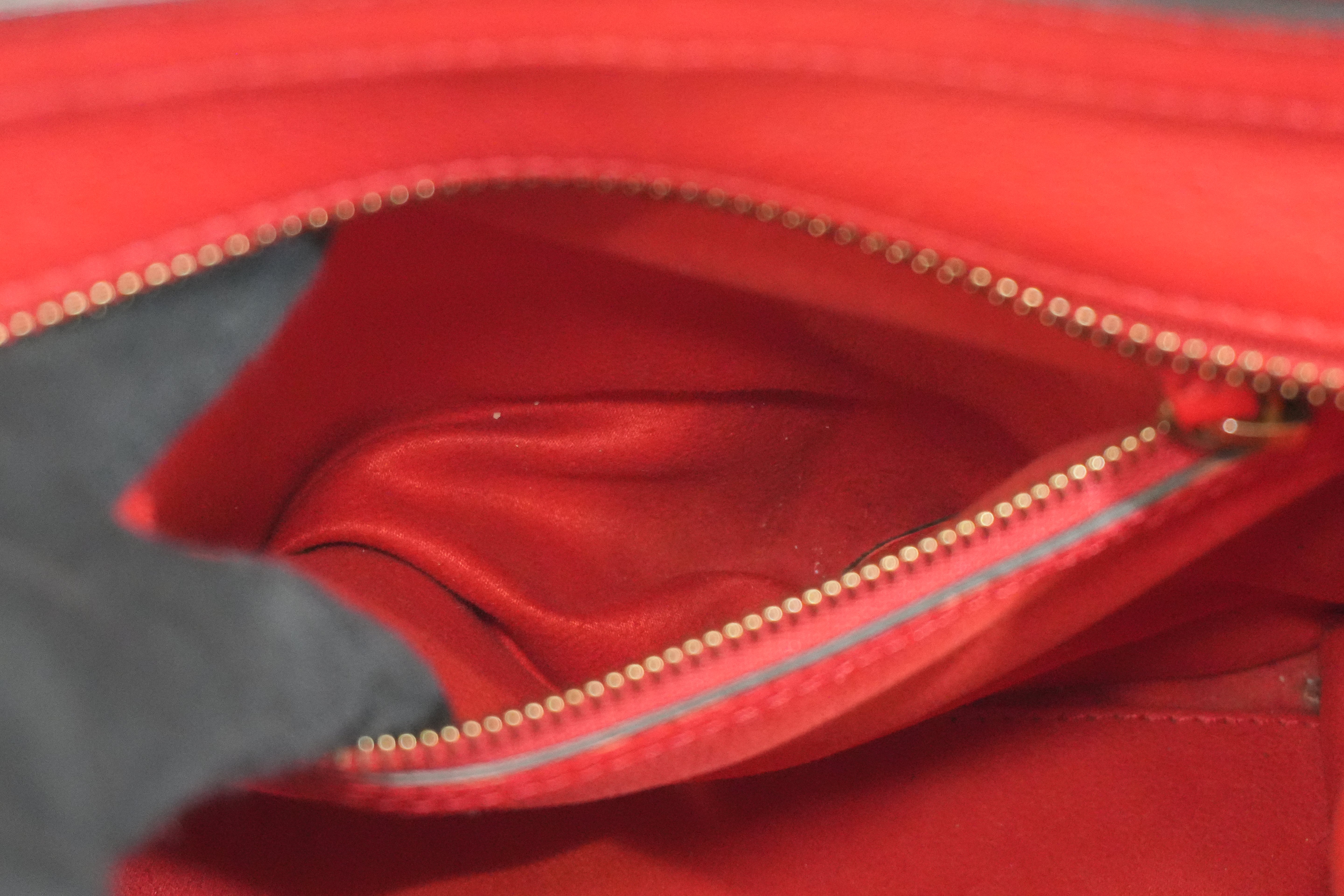 Pre-owned Celine Luggage Handbag Red