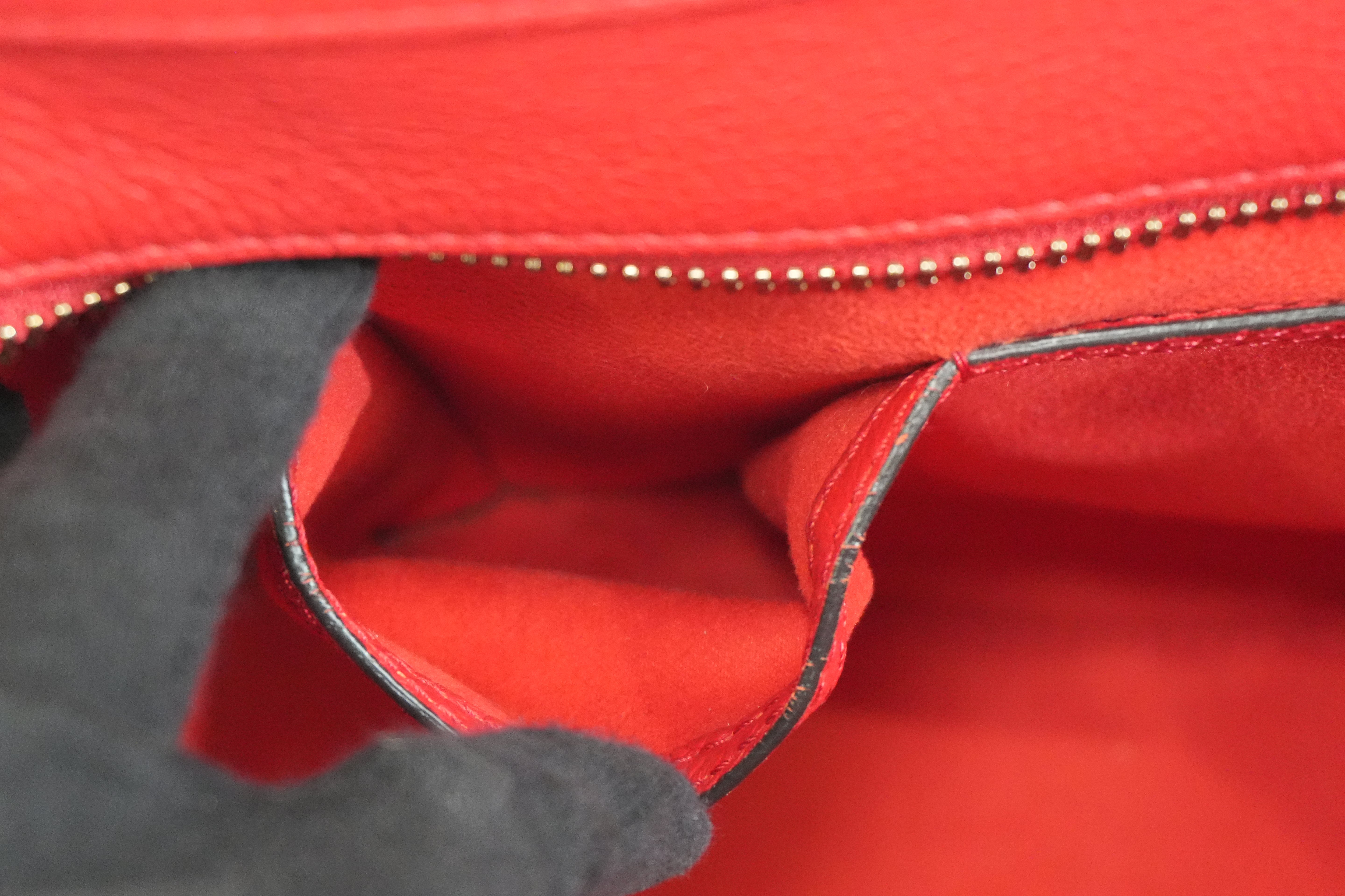 Pre-owned Celine Luggage Handbag Red