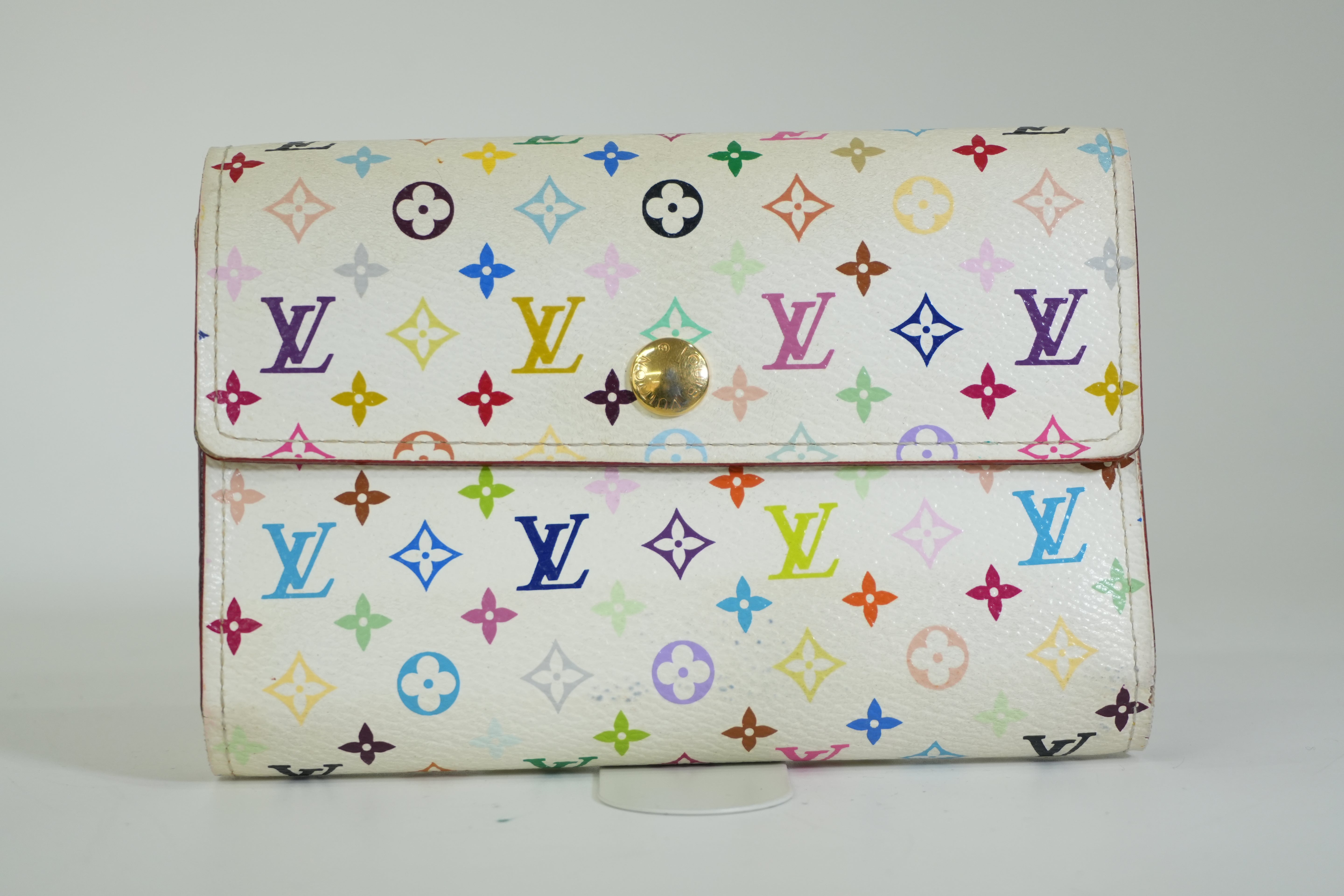 Pre-owned Louis Vuitton Multicolor Alexandra Wallet