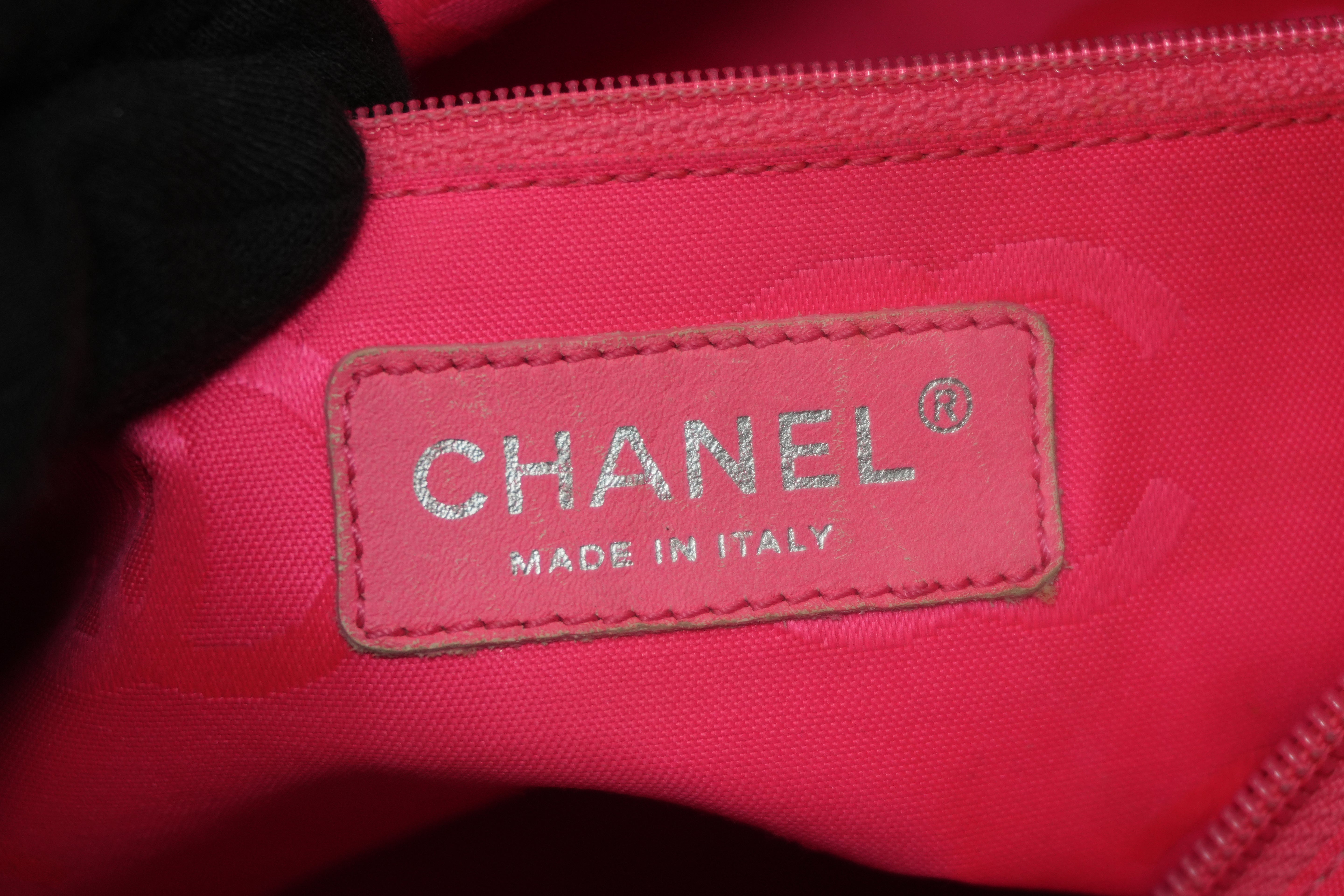 Pre-owned Chanel Leather Tote Bag Black