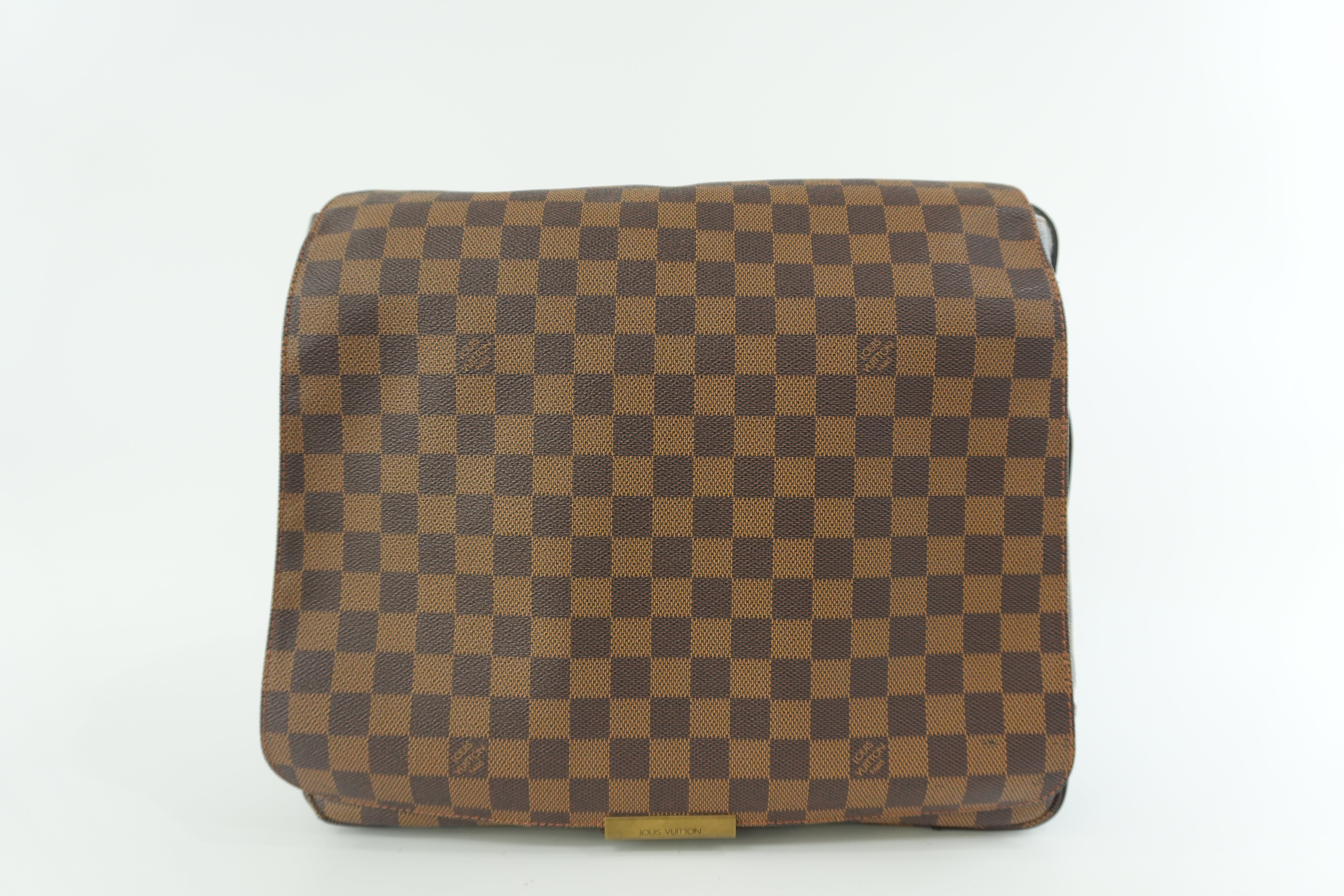 Pre-owned Louis Vuitton Damier Ebene Bastille Messenger Shoulder Bag