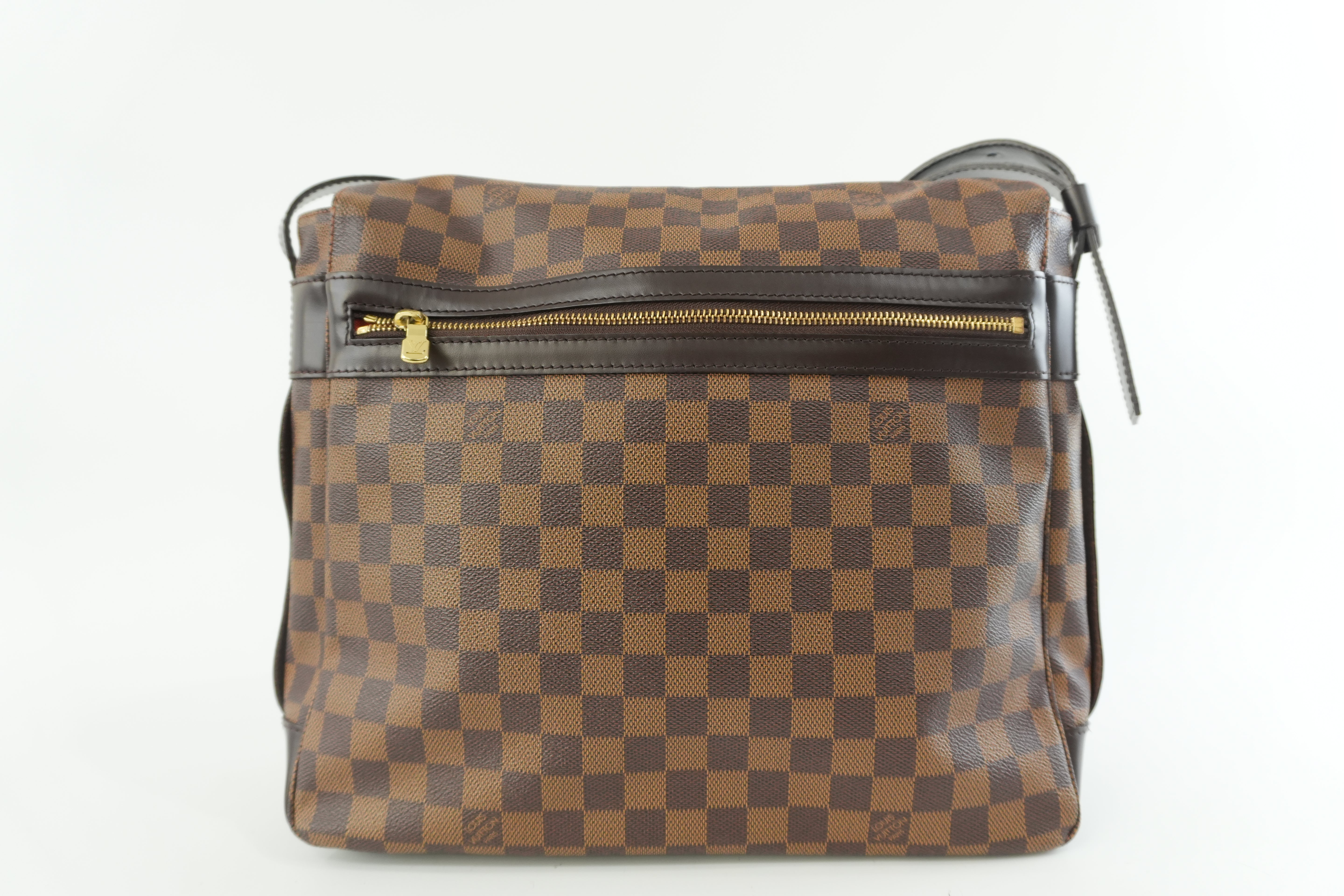 Pre-owned Louis Vuitton Damier Ebene Bastille Messenger Shoulder Bag