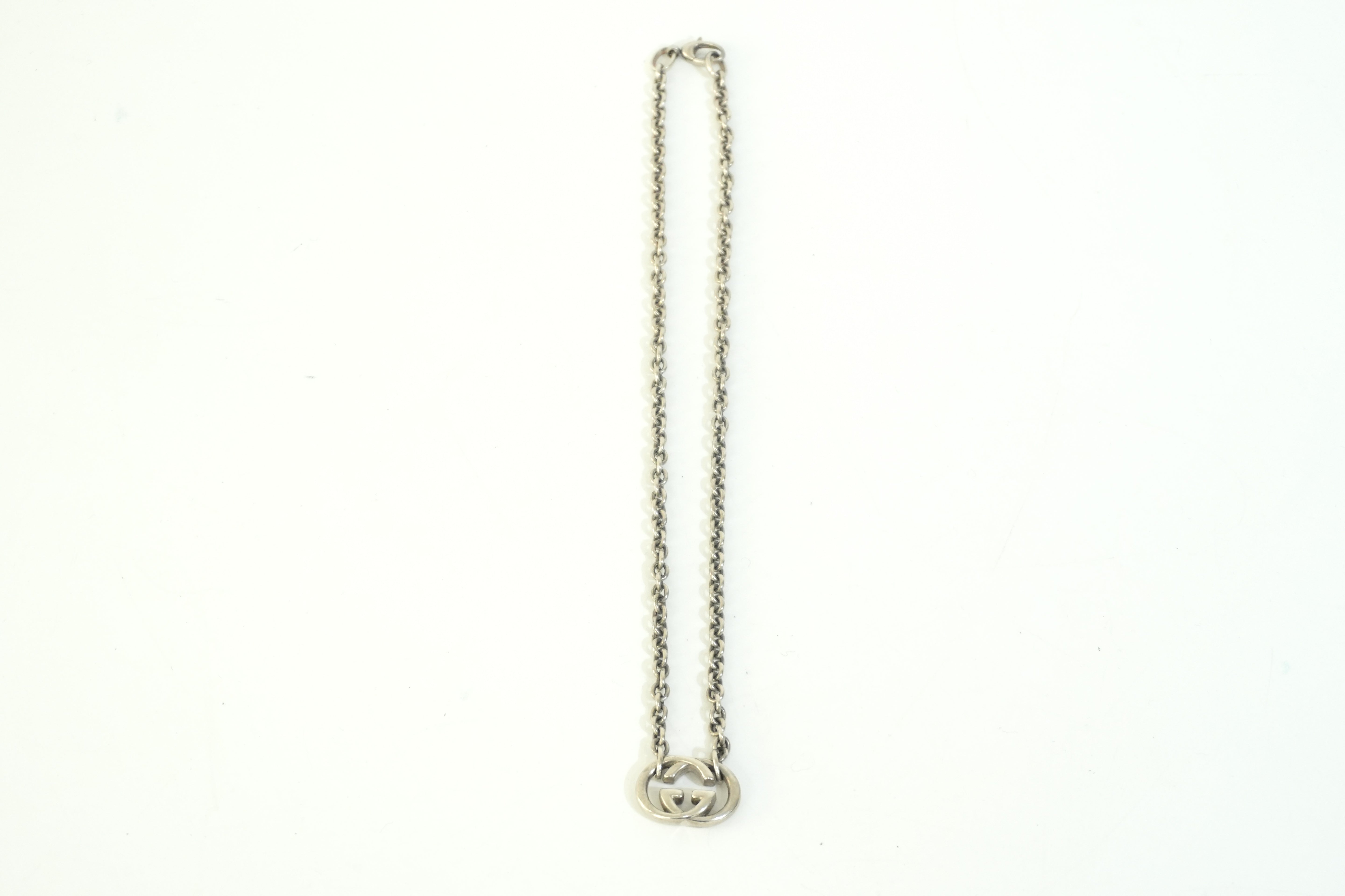 Pre-owned Gucci Silver GG Necklace