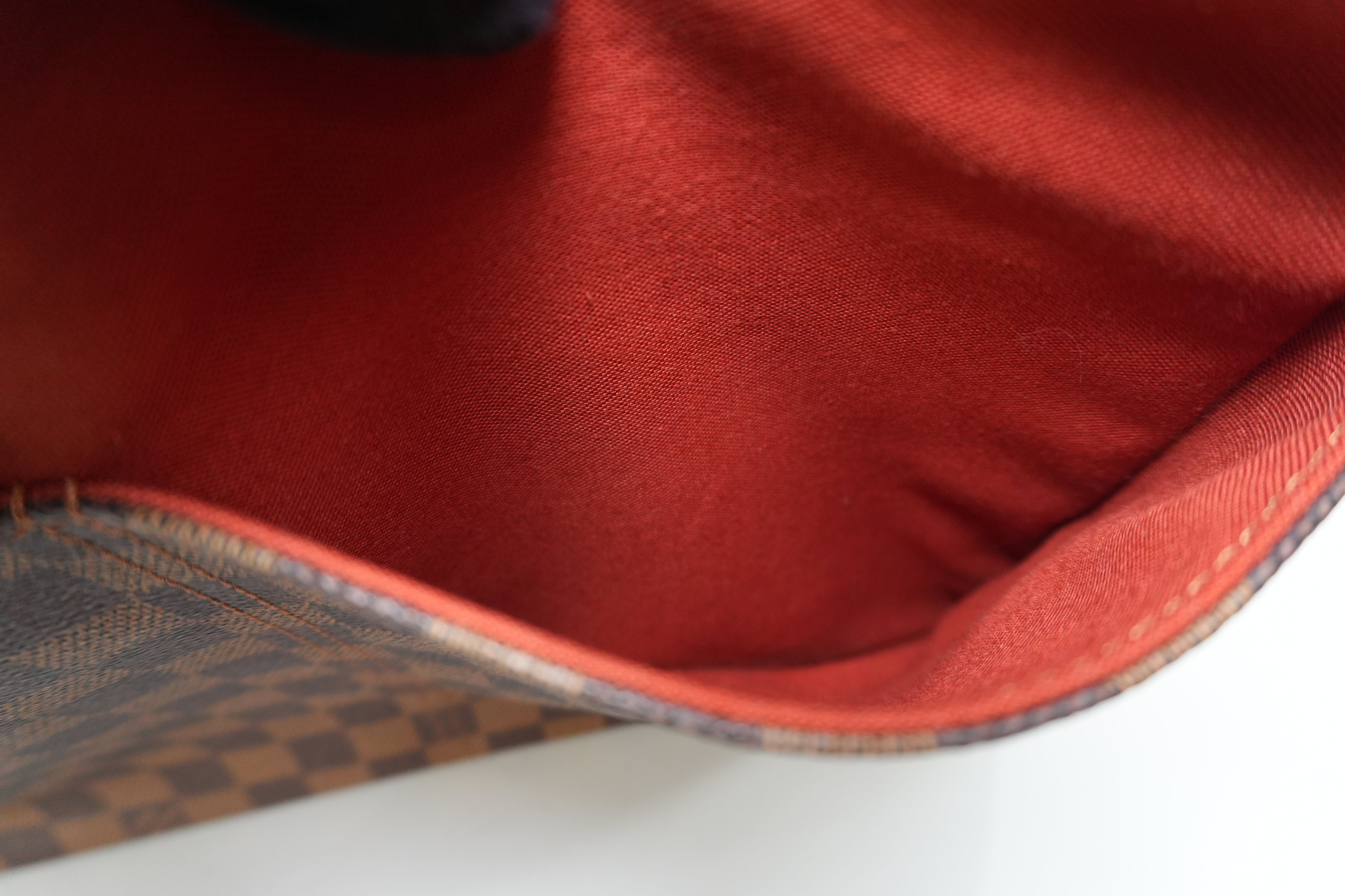 Pre-owned Louis Vuitton Damier Ebene Bastille Messenger Shoulder Bag