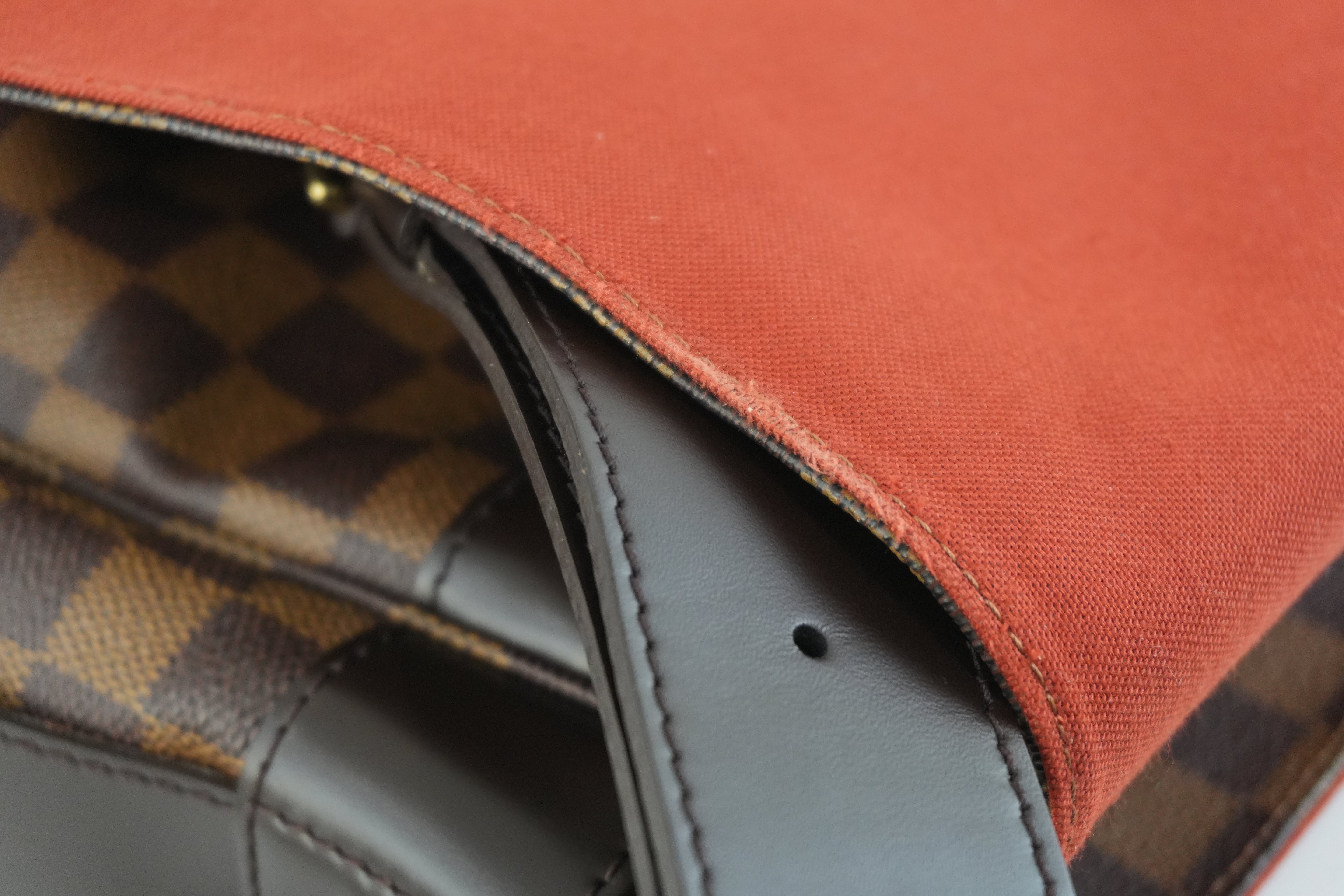 Pre-owned Louis Vuitton Damier Ebene Bastille Messenger Shoulder Bag