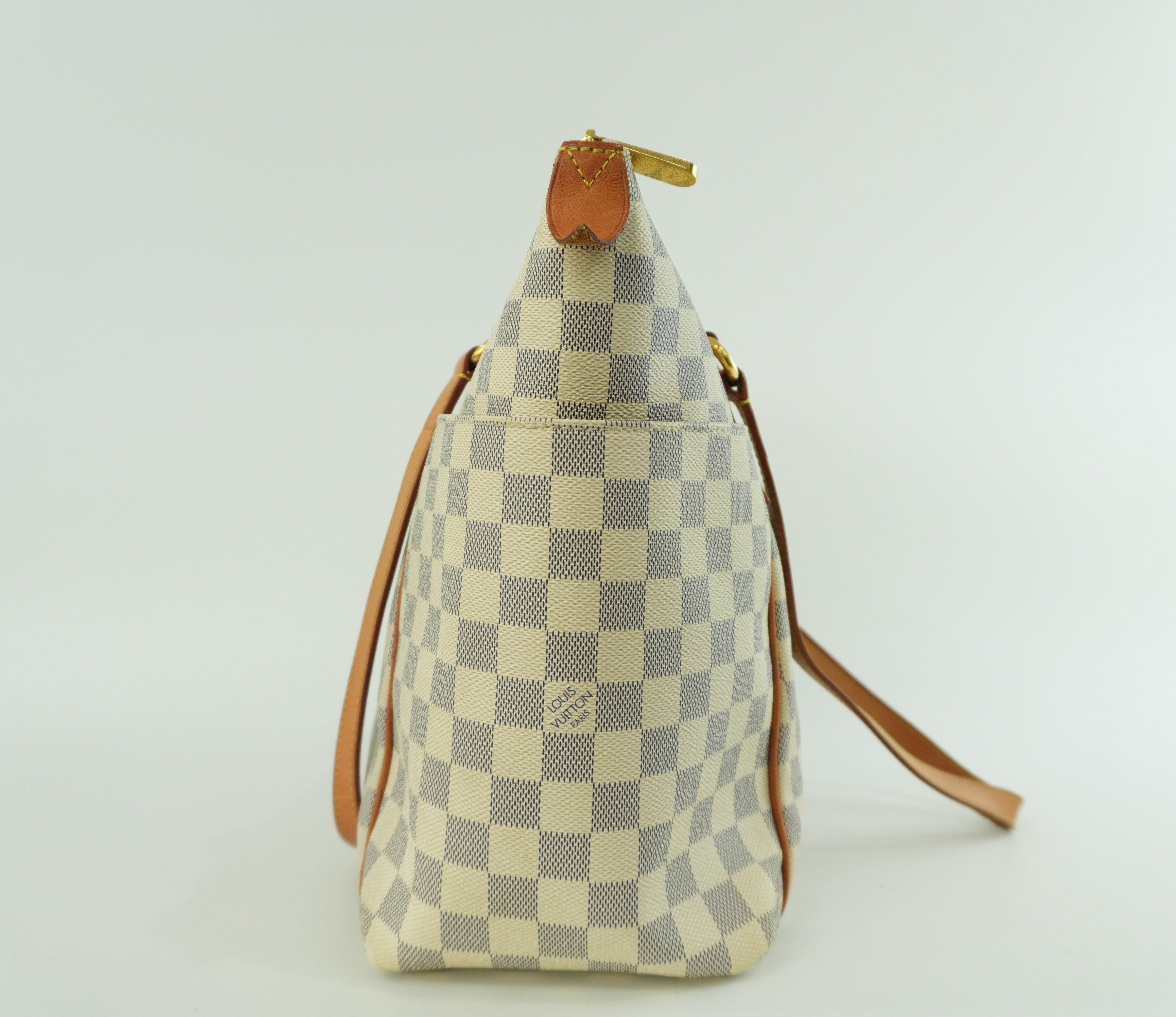 Pre-owned Louis Vuitton Damier Azur Totally MM Tote Bag