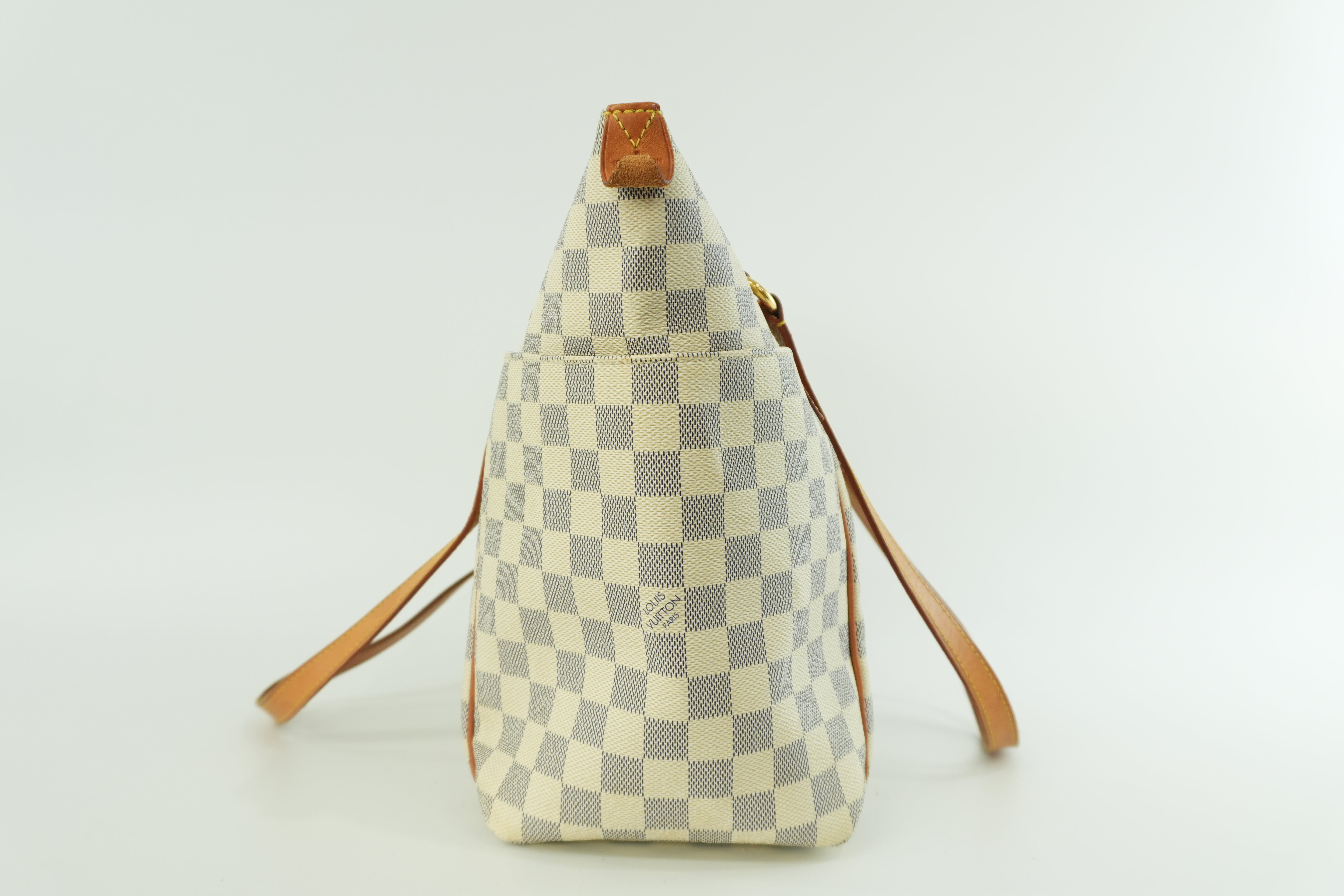 Pre-owned Louis Vuitton Damier Azur Totally MM Tote Bag