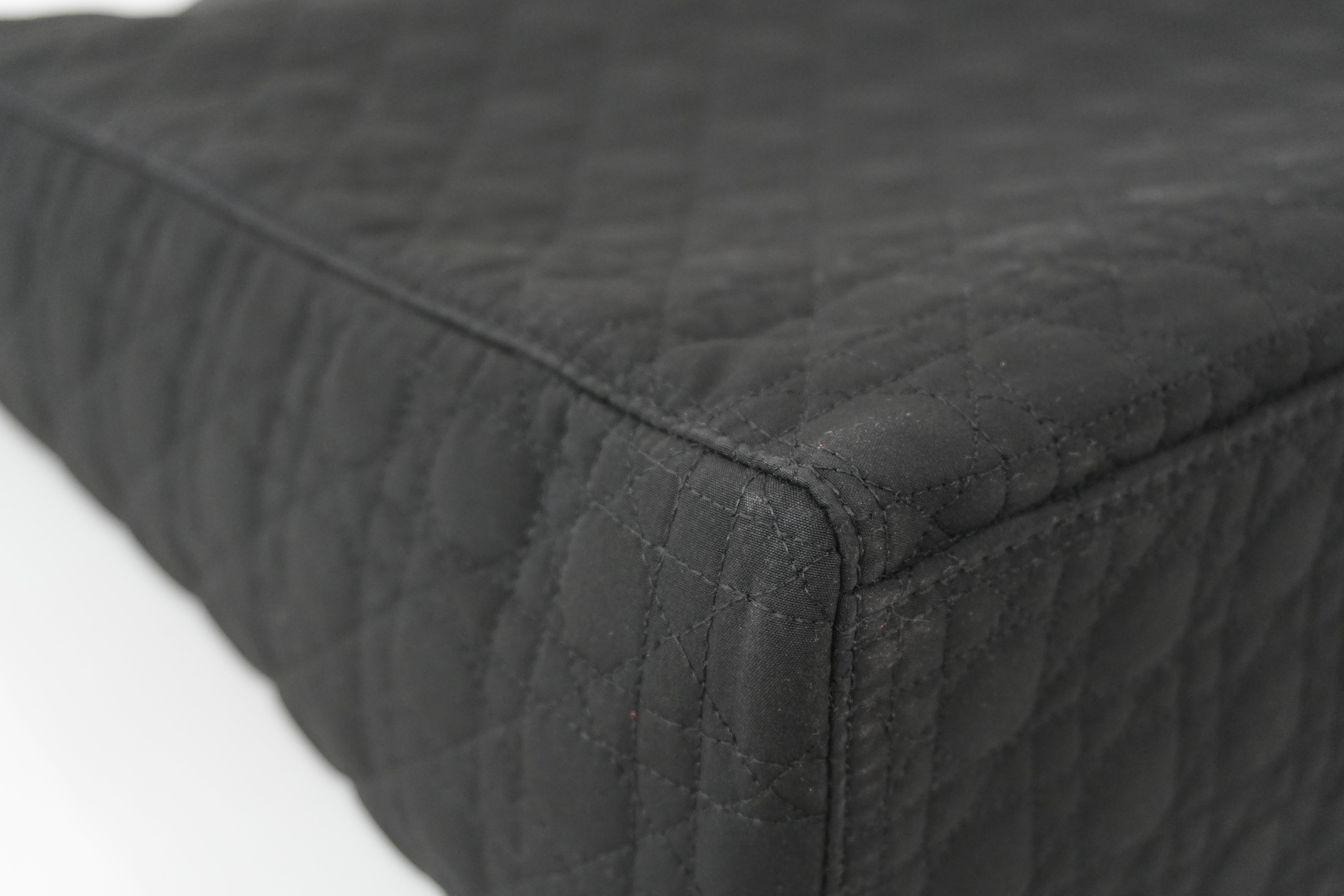 Pre-Owned Dior Quilted Cannage Handbag Black