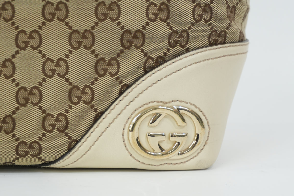 Pre-Owned Gucci Tote Bag White