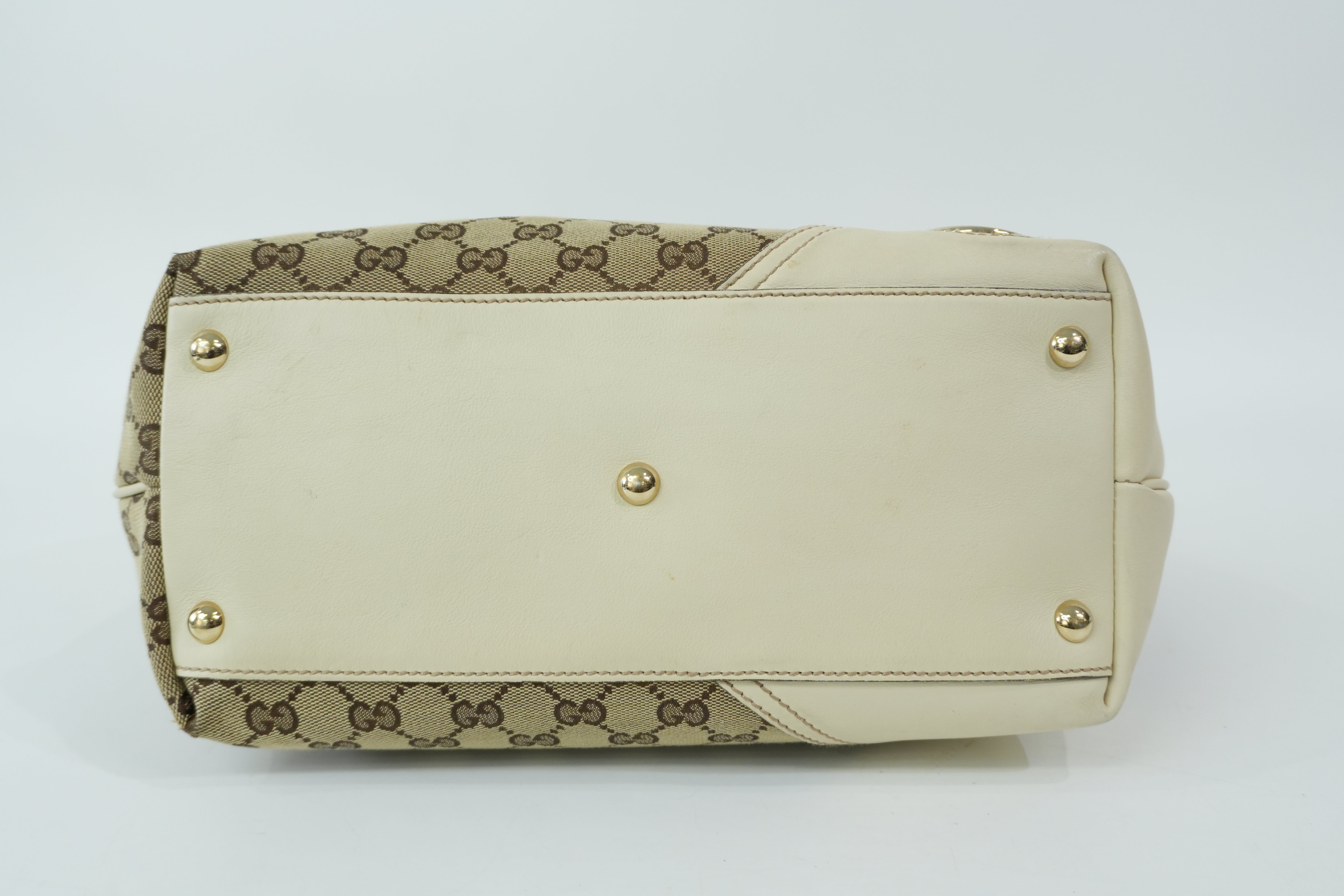 Pre-Owned Gucci Tote Bag White