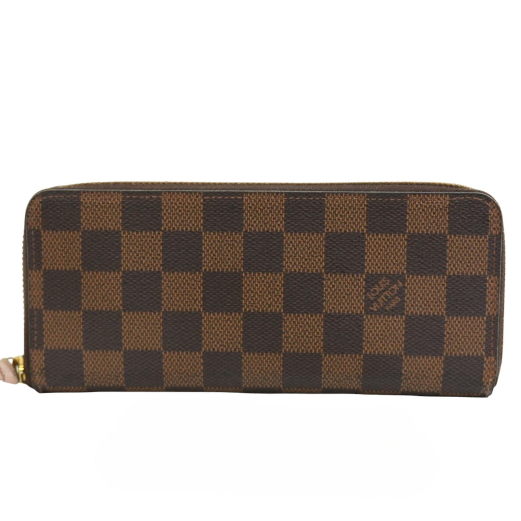 Pre-owned Louis Vuitton Damier Ebene Clemence Wallet