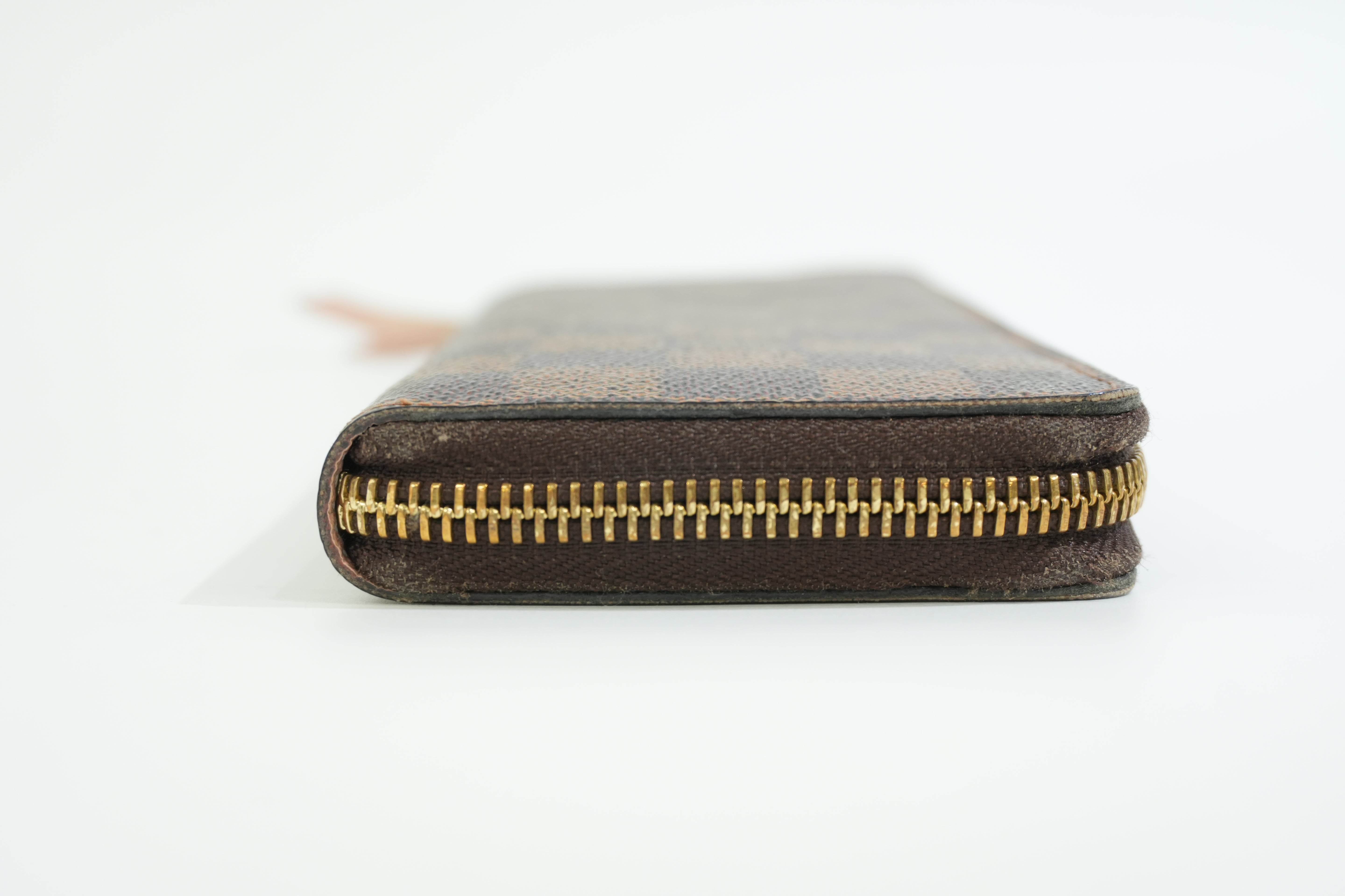 Pre-owned Louis Vuitton Damier Ebene Clemence Wallet