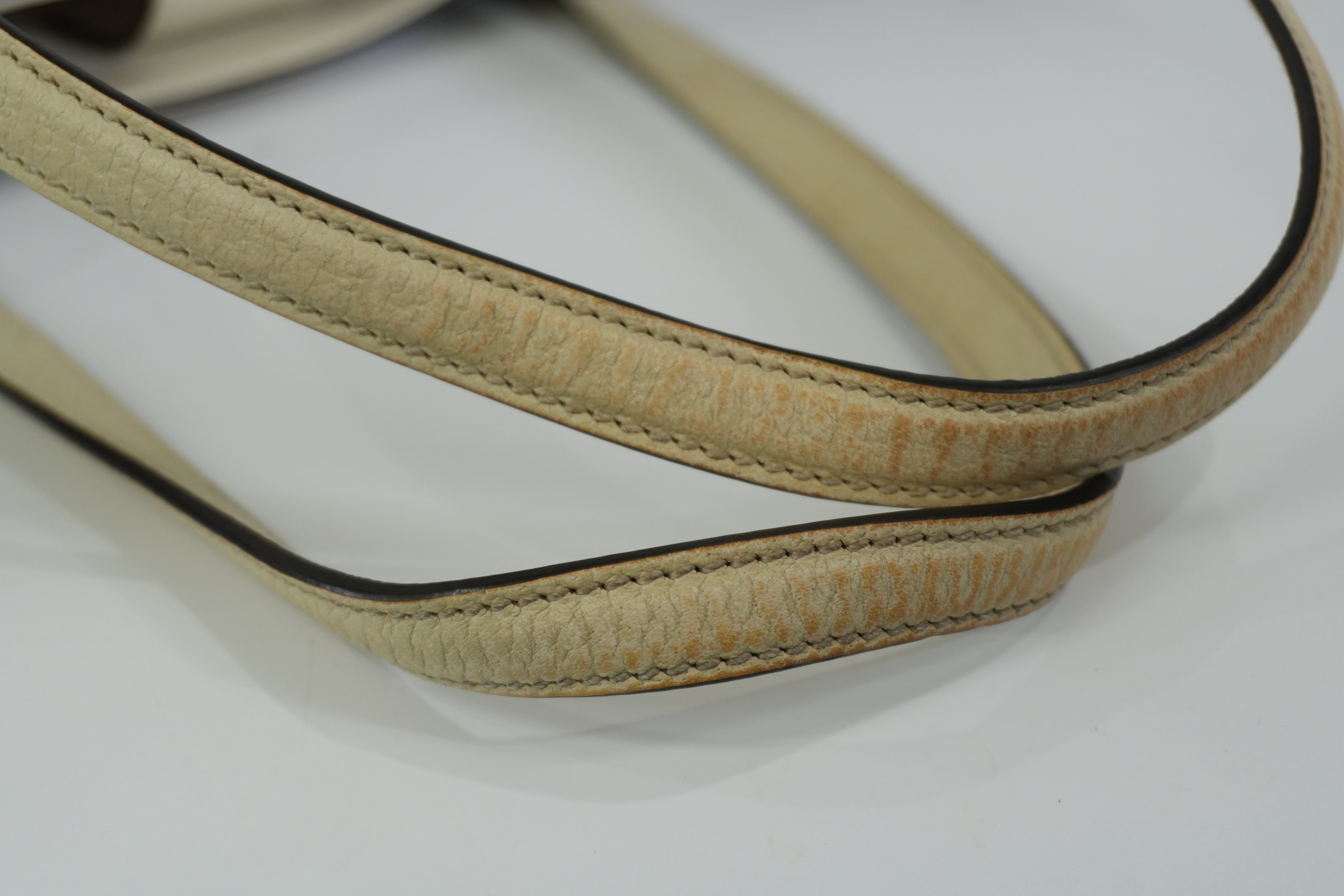 Pre-owned Gucci Guccisima Tote Bag White