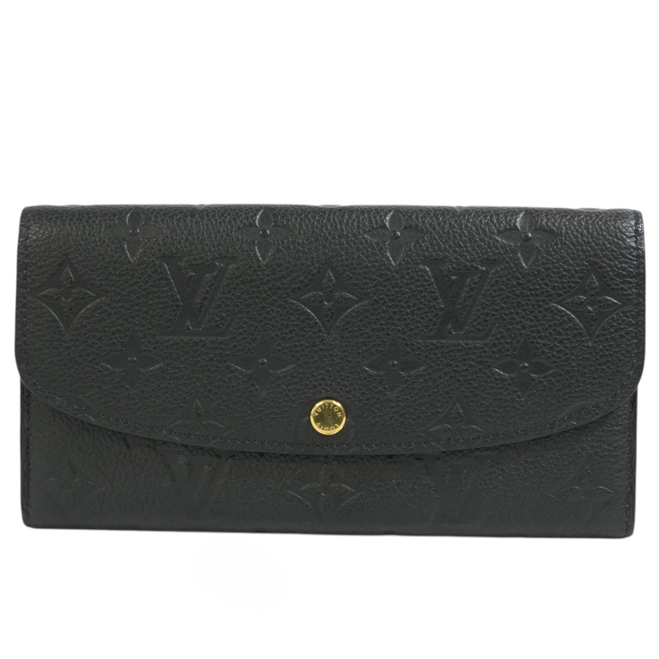 Pre-owned Louis Vuitton Empriente Emillie Wallet Navy Blue