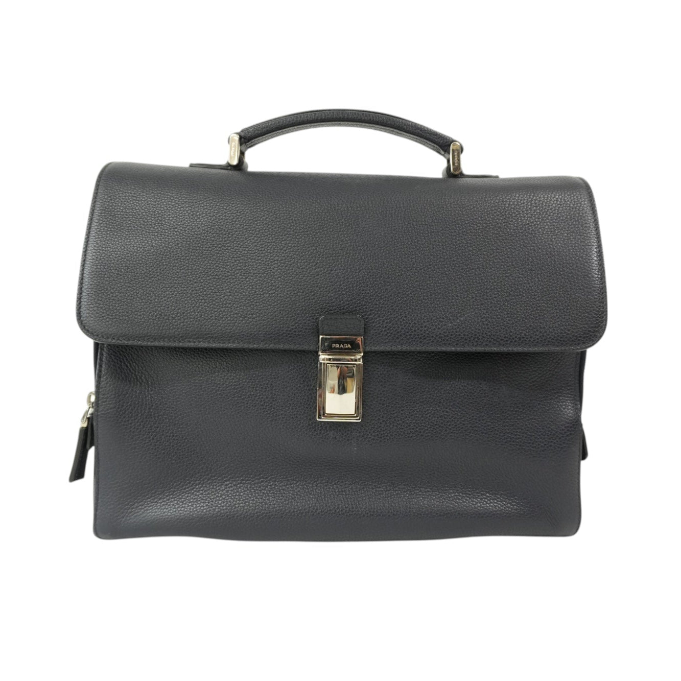 Pre-Owned Prada Briefcase Navy Blue