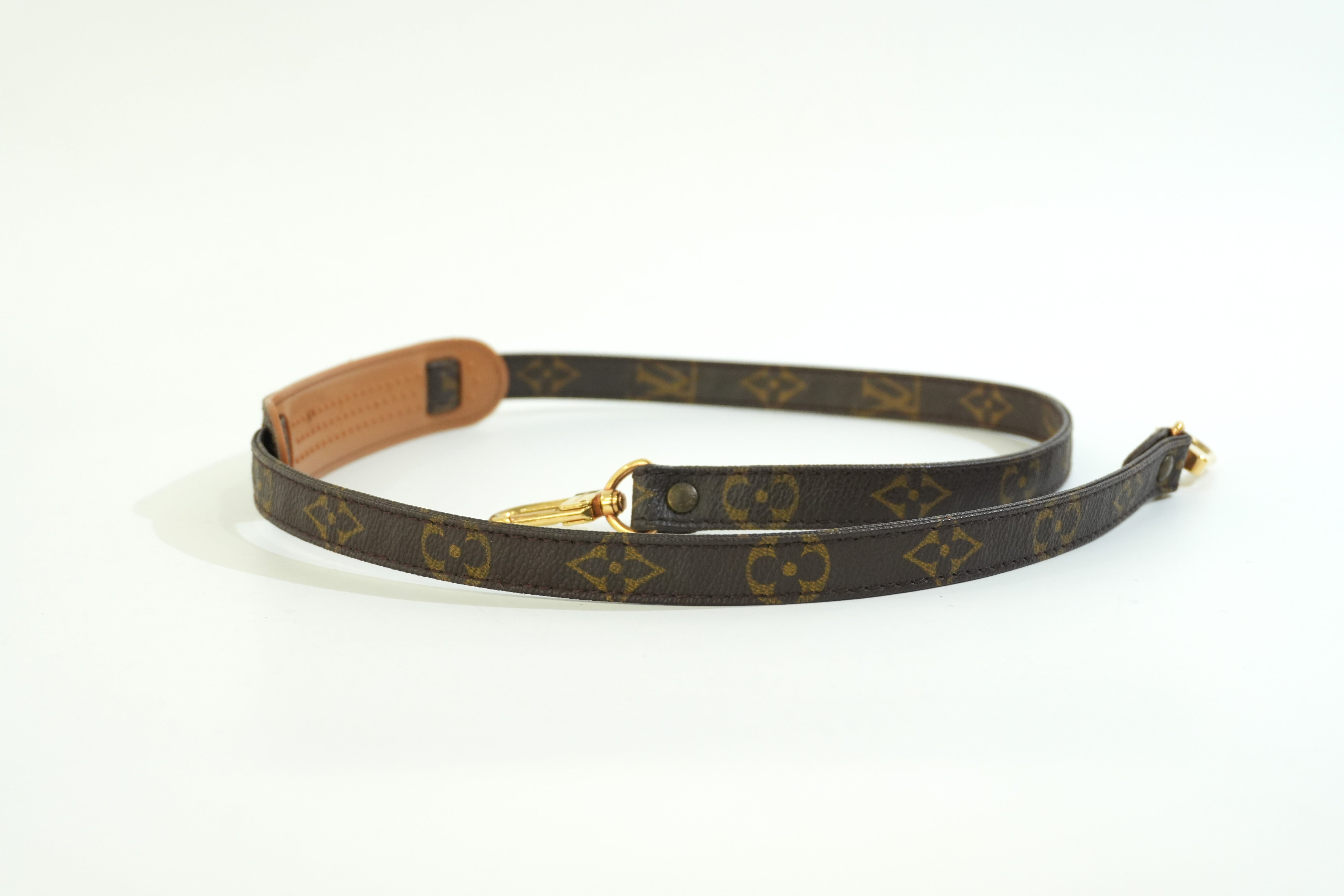 Pre-owned Louis Vuitton Monogram Strap 90 cm