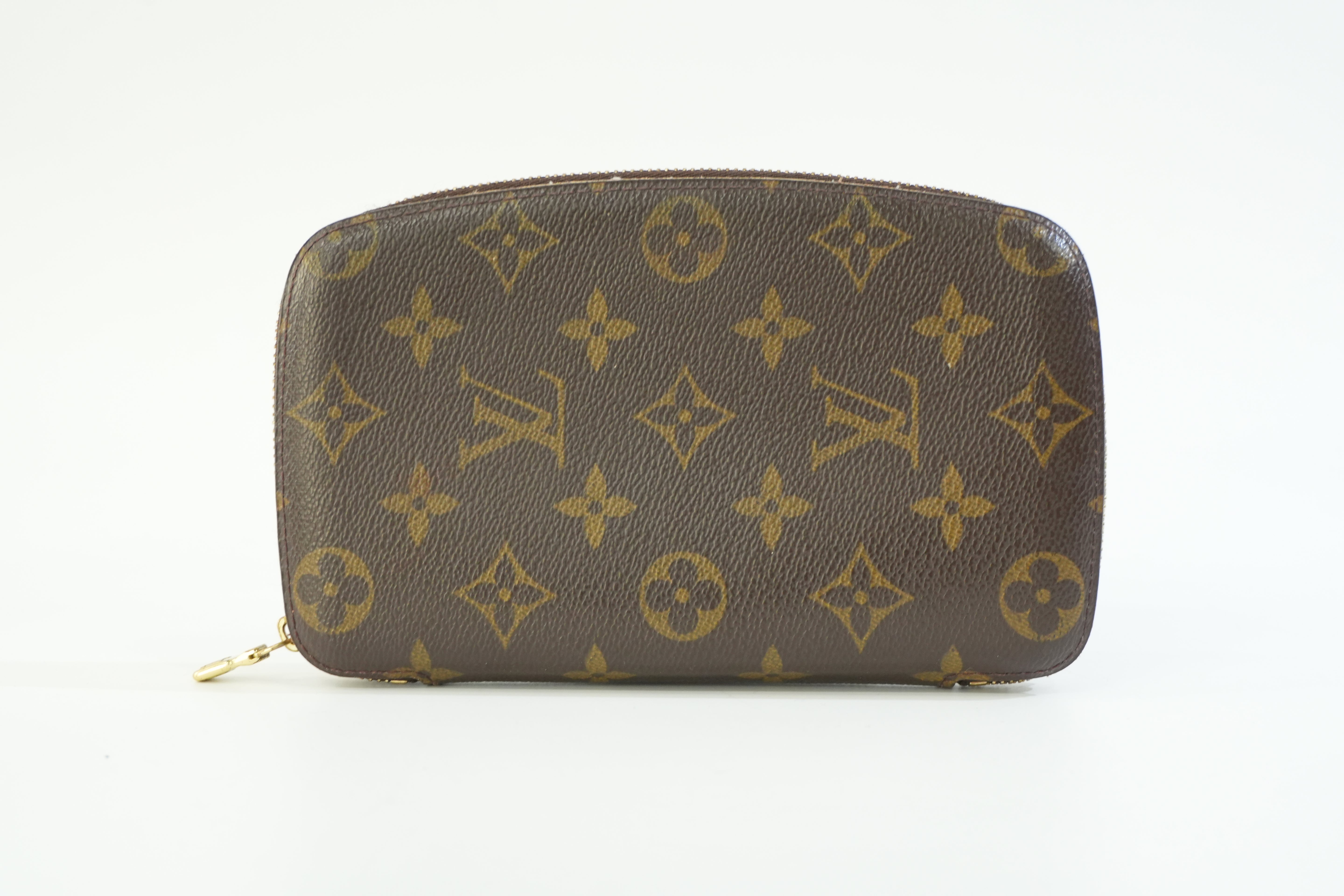 Pre-owned Louis Vuitton Monogram Short Organizer