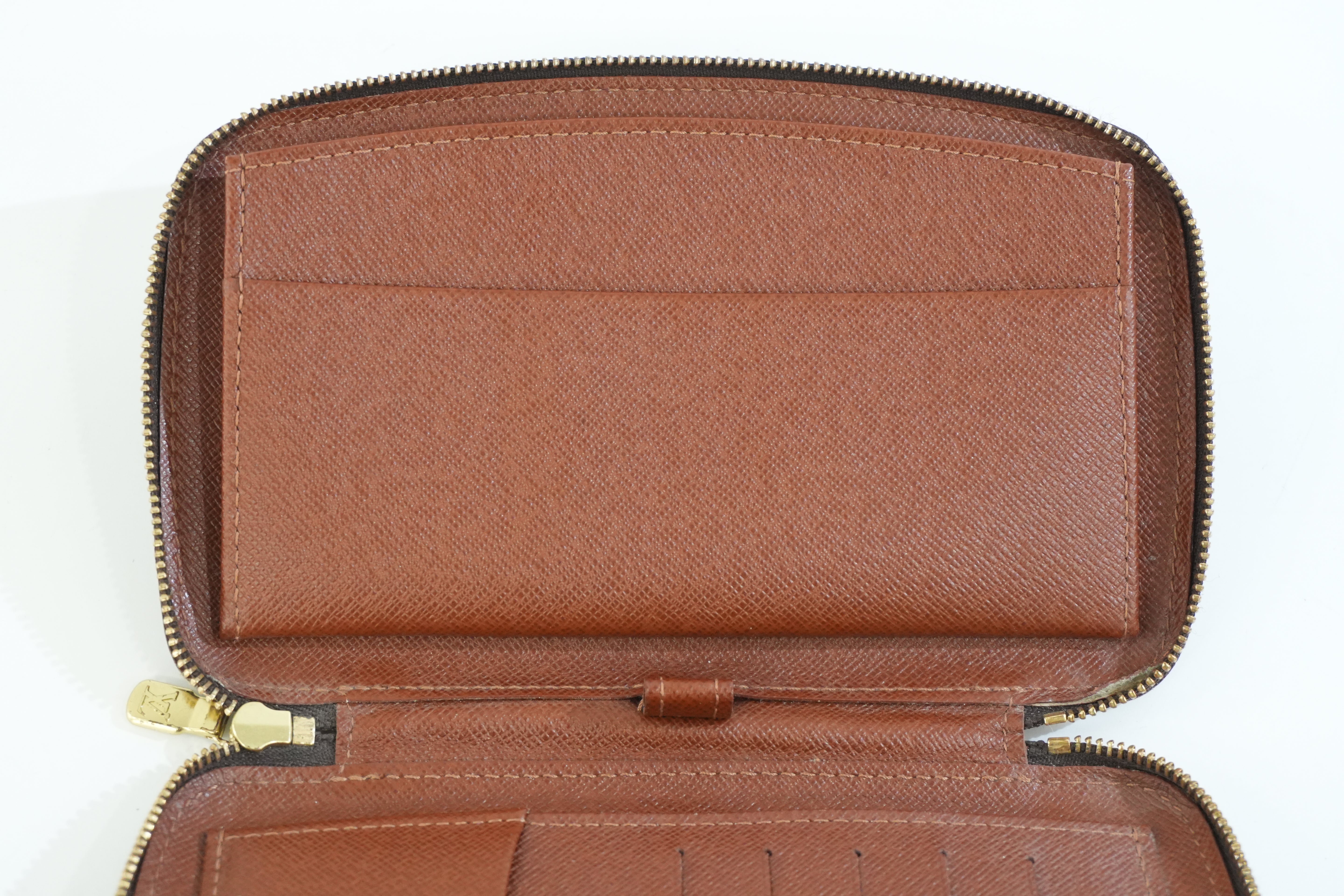 Pre-owned Louis Vuitton Monogram Short Organizer