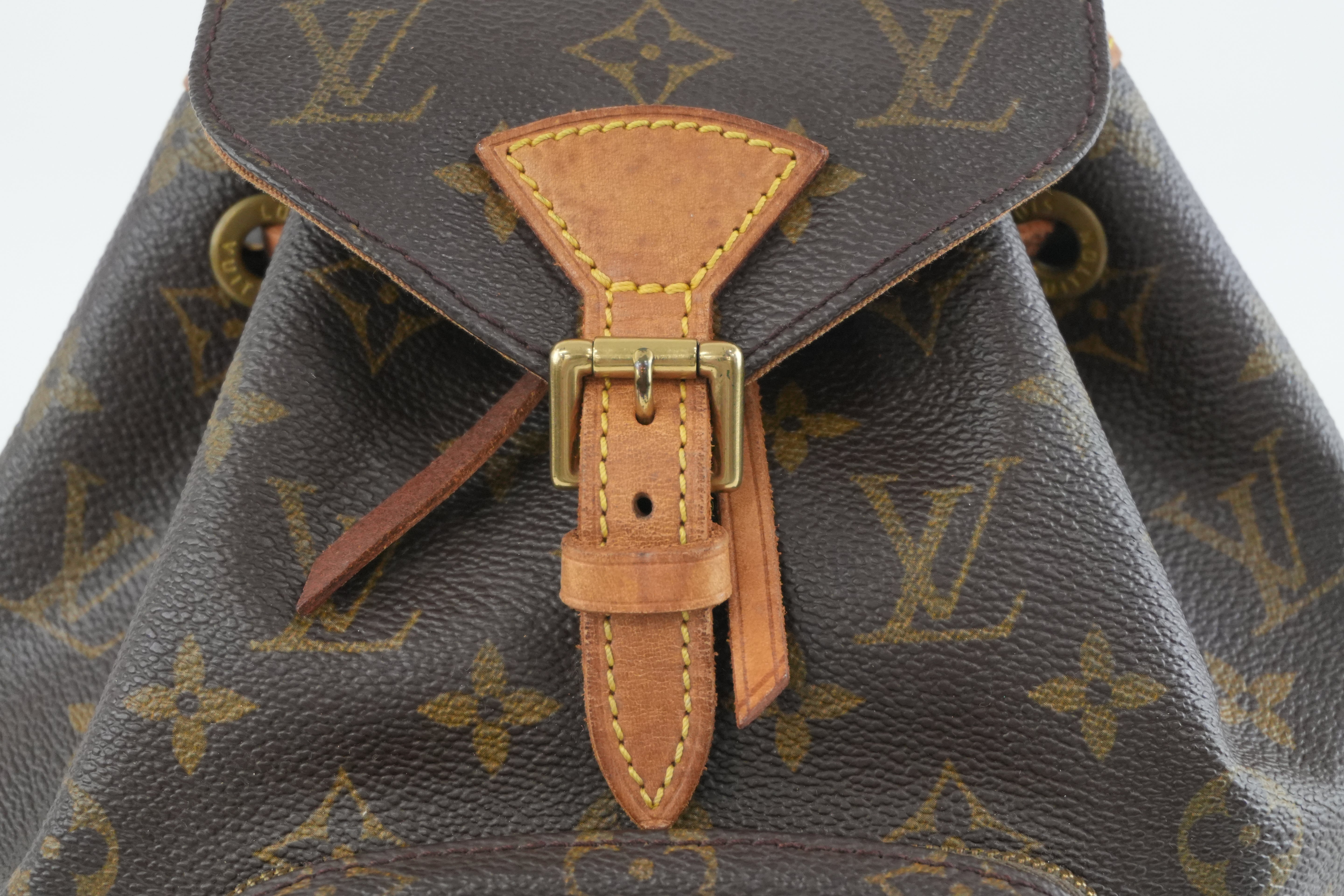 Pre-owned Louis Vuitton Monogram Mini Montsouris Backpack