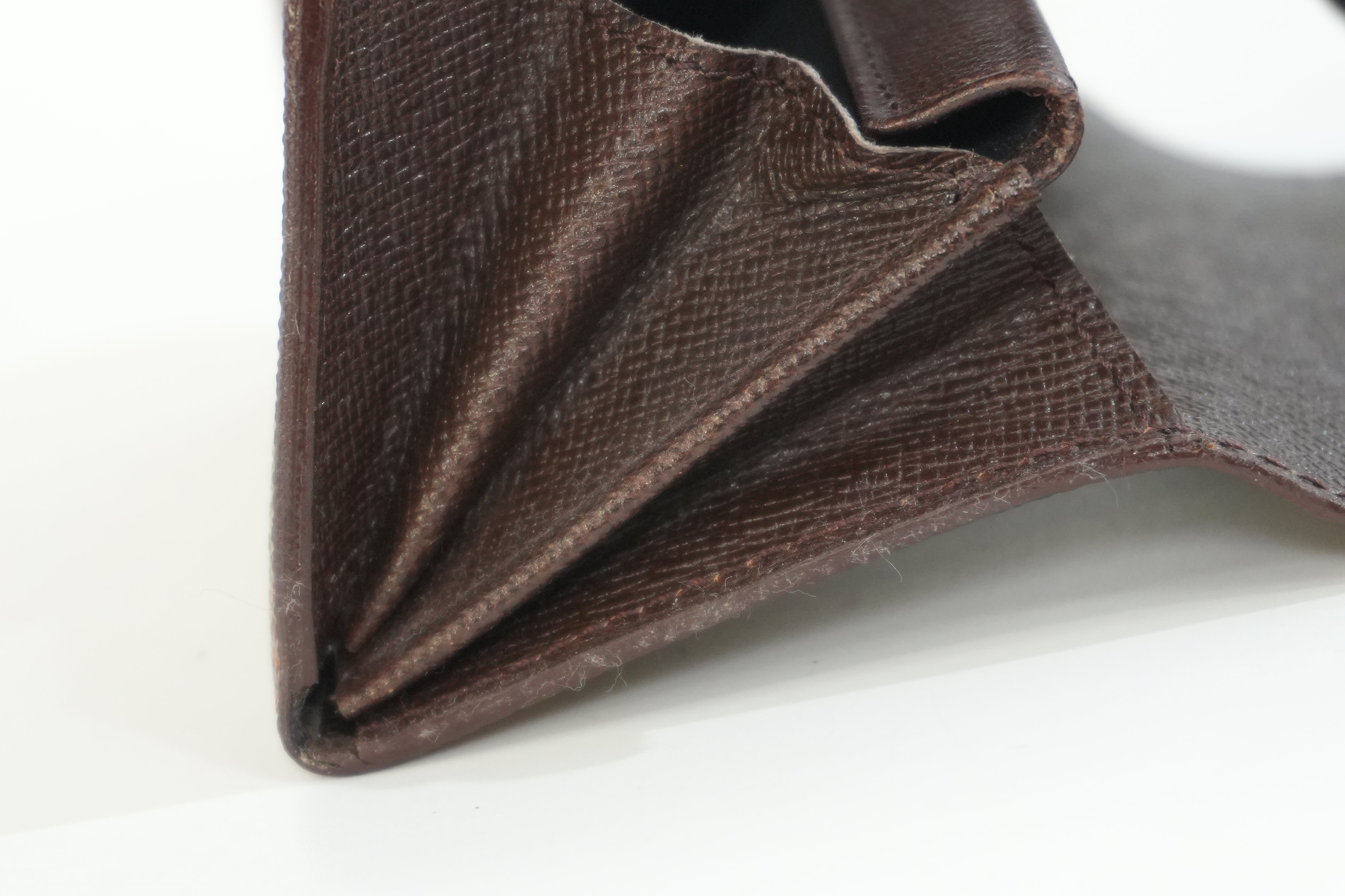 Pre-owned Louis Vuitton Damier Ebene Coin and Card Case