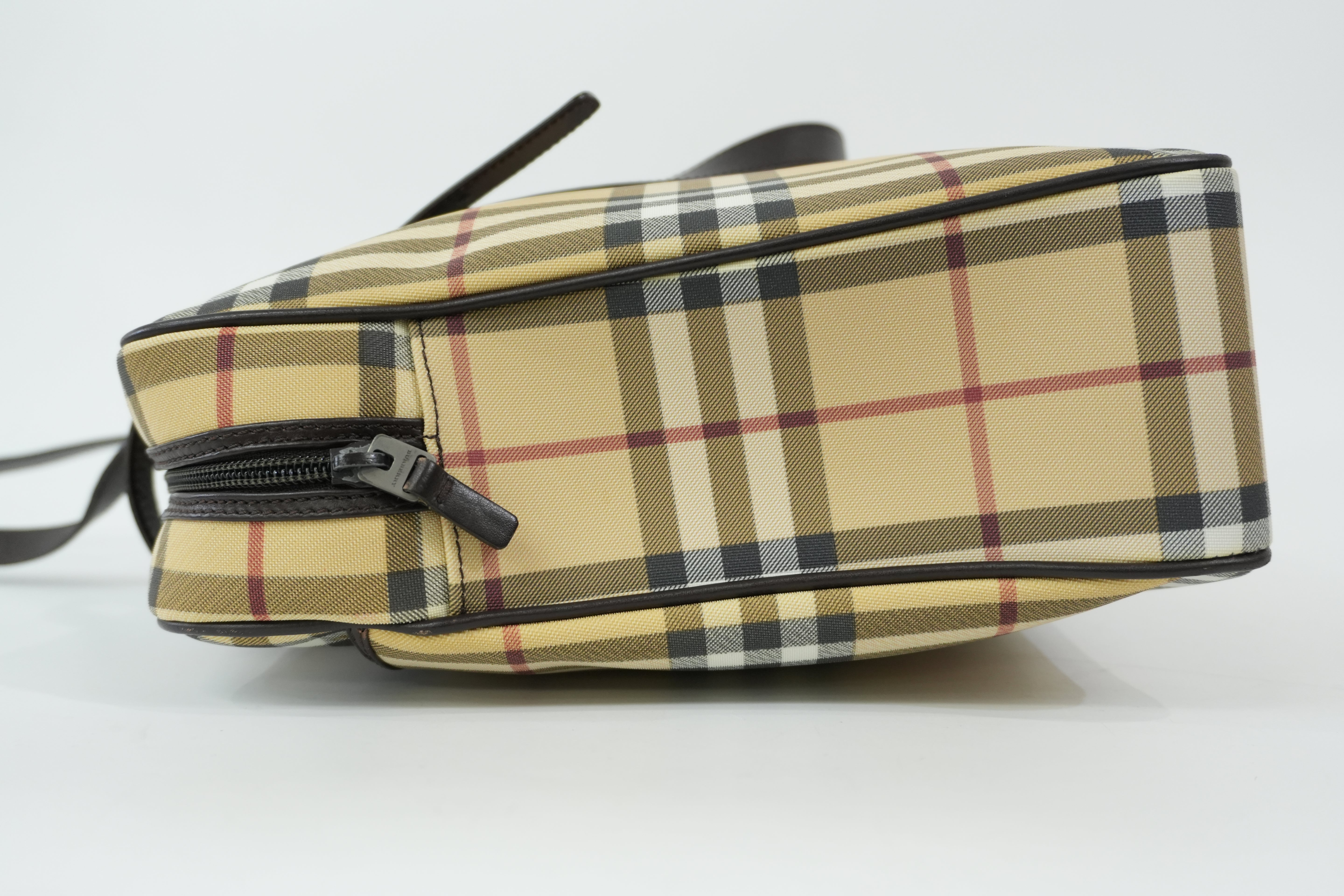 Pre-Owned Burberry Nova Check Tote Bag Beige