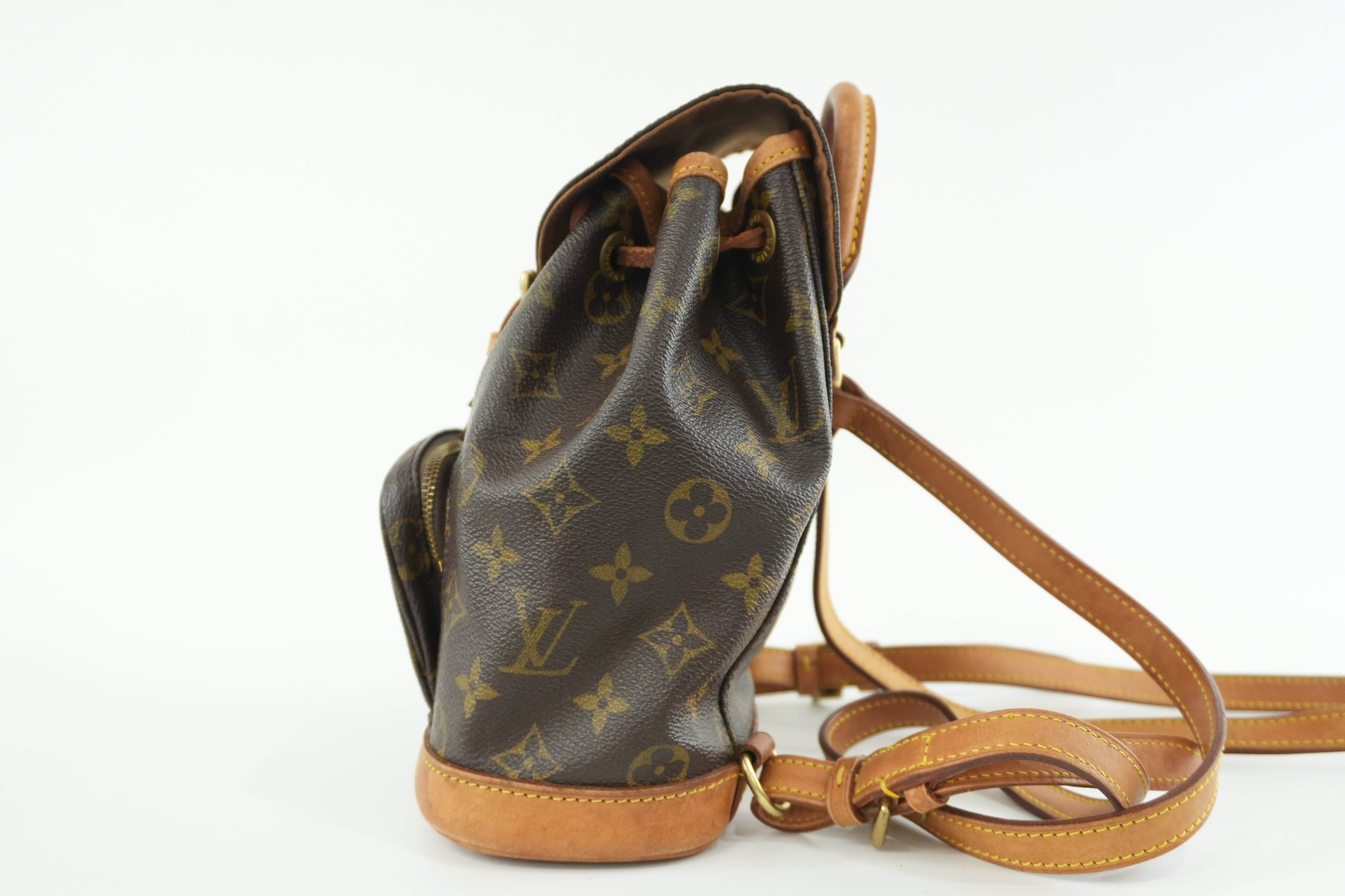 Pre-owned Louis Vuitton Monogram Mini Montsouris Backpack