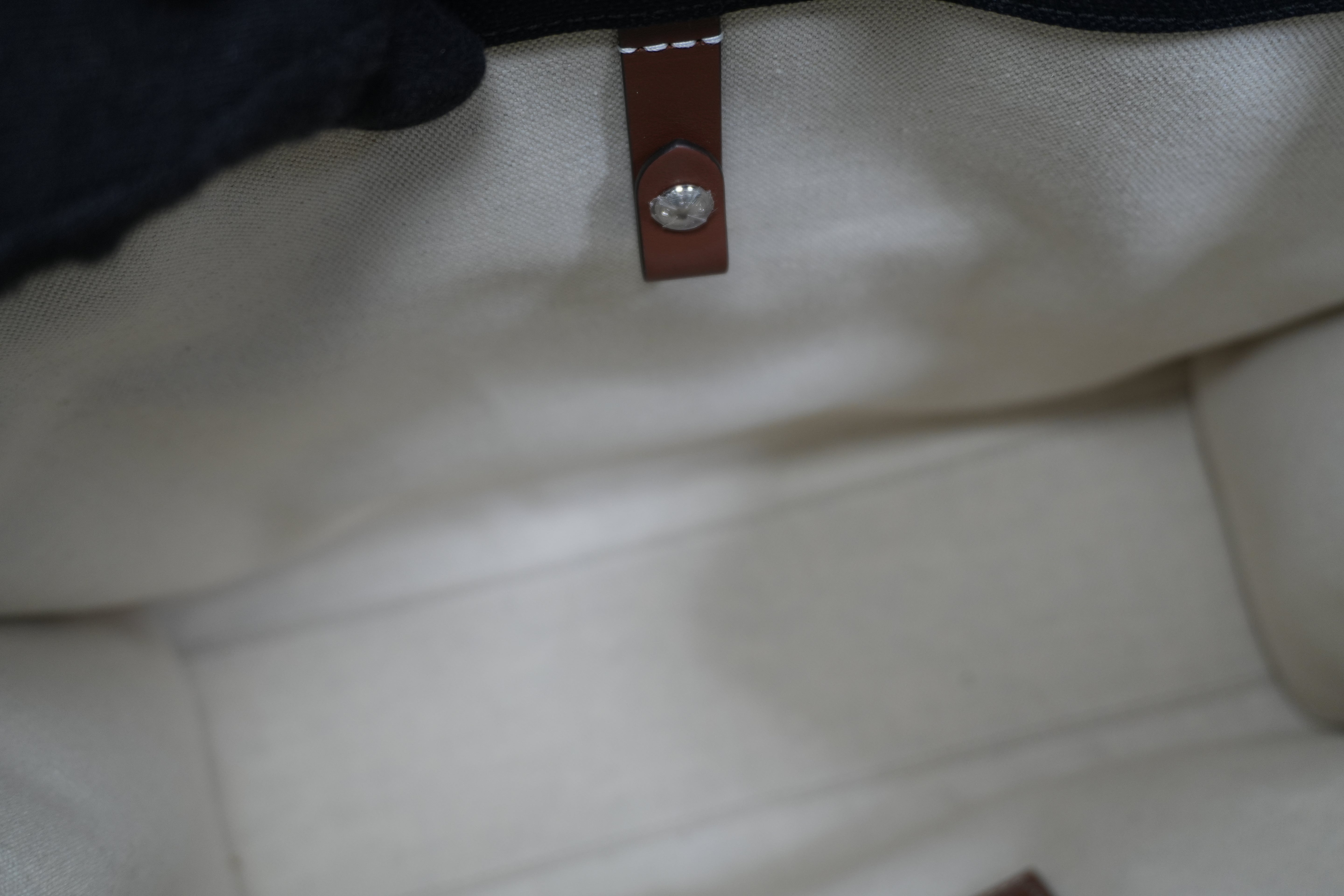 Pre-owned Burberry Freya Tote Bag Black and Brown