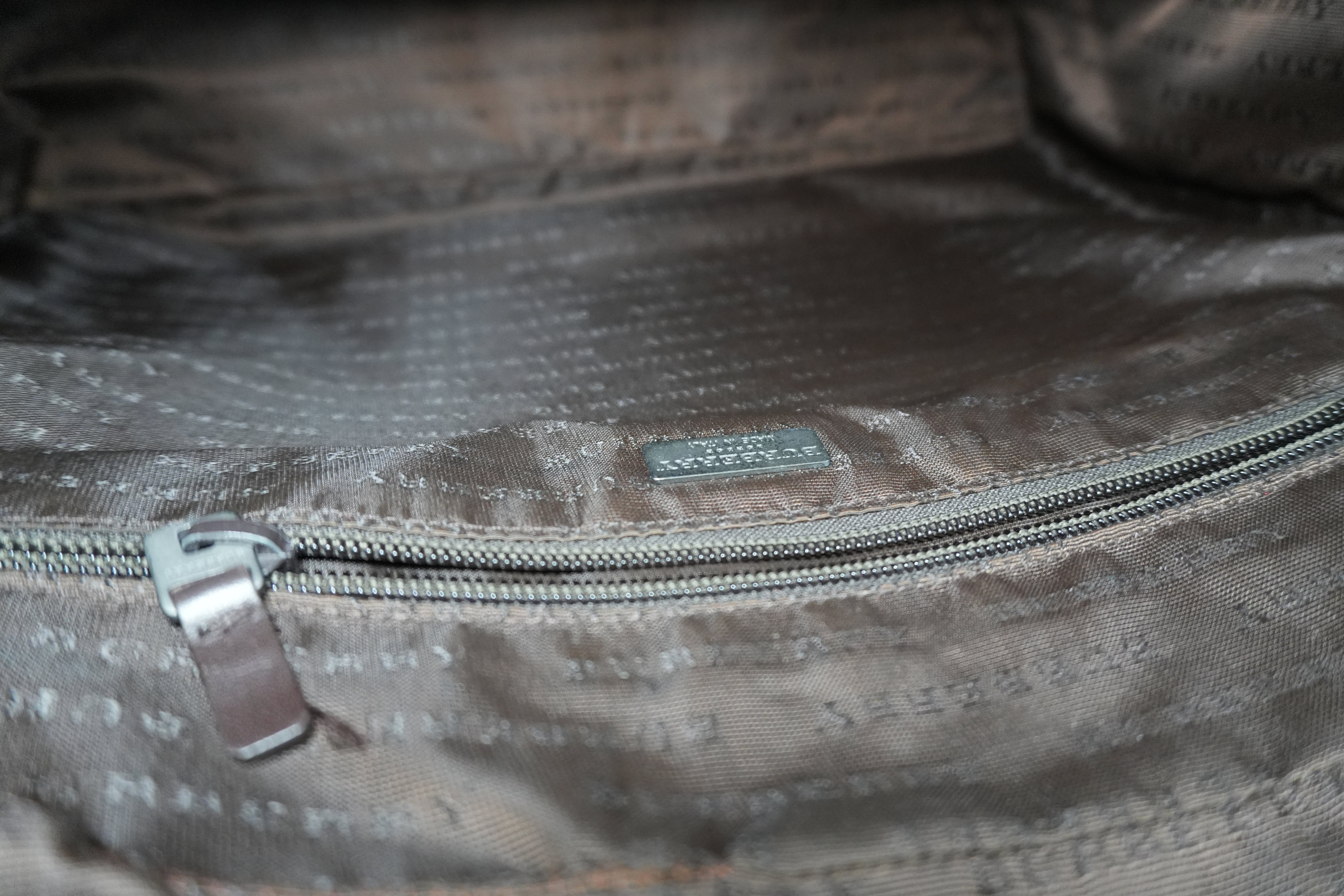 Pre-Owned Burberry Nova Check Tote Bag Beige
