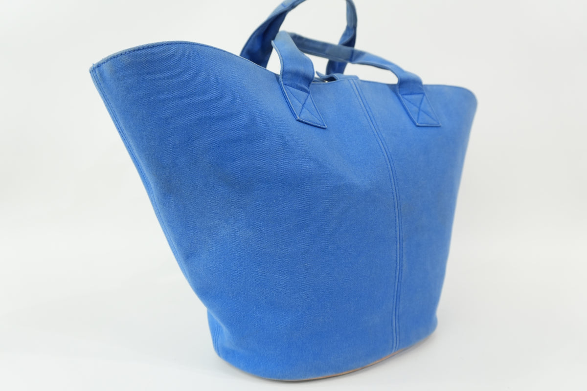 Pre-Owned Hermes Panier De Plague Handbag Blue