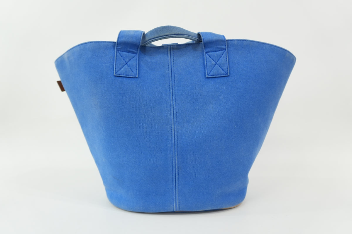 Pre-Owned Hermes Panier De Plague Handbag Blue